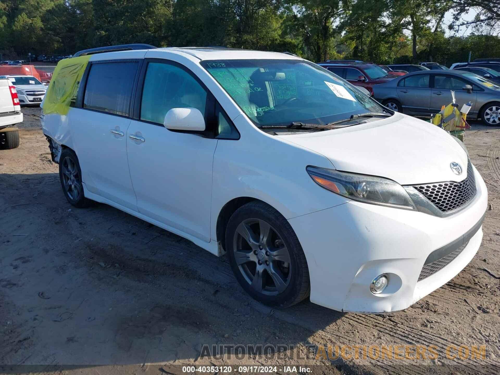 5TDXZ3DC9HS858800 TOYOTA SIENNA 2017