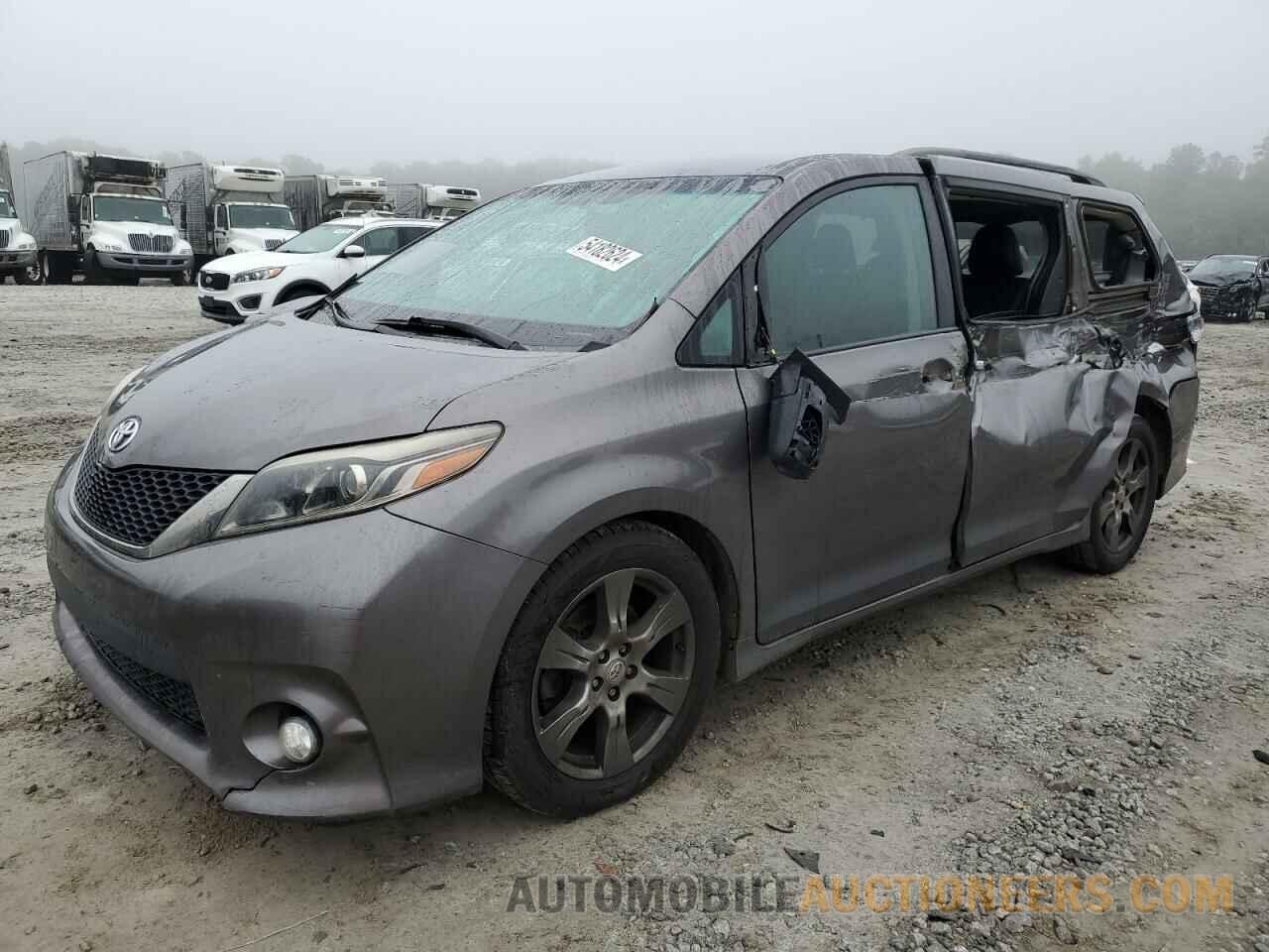 5TDXZ3DCXHS776168 TOYOTA SIENNA 2017