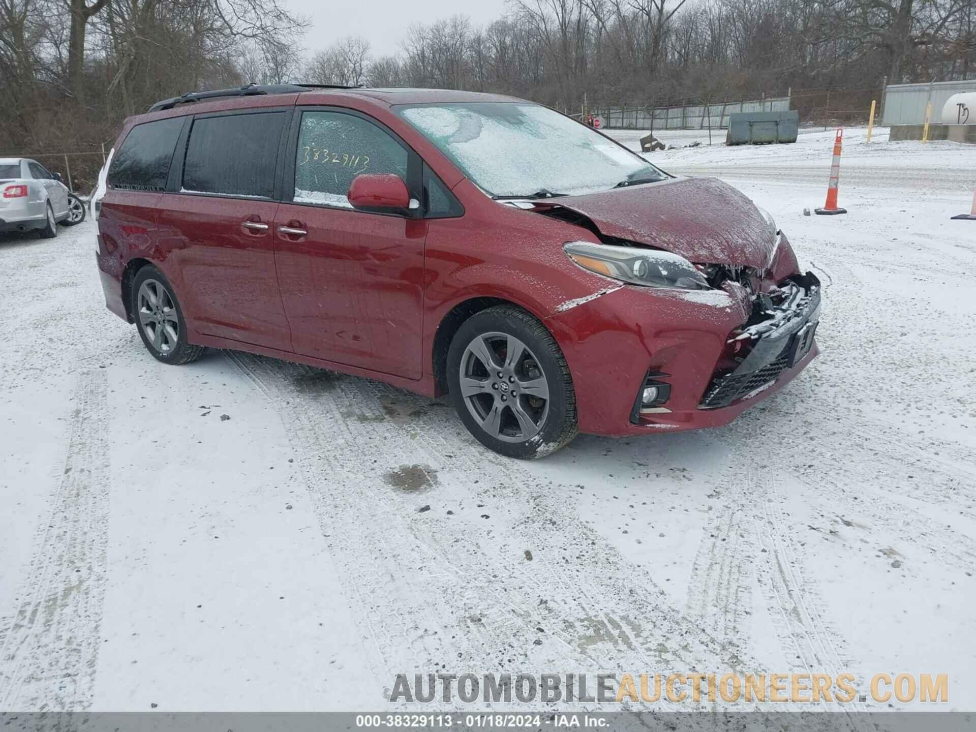 5TDXZ3DCXJS955817 TOYOTA SIENNA 2018