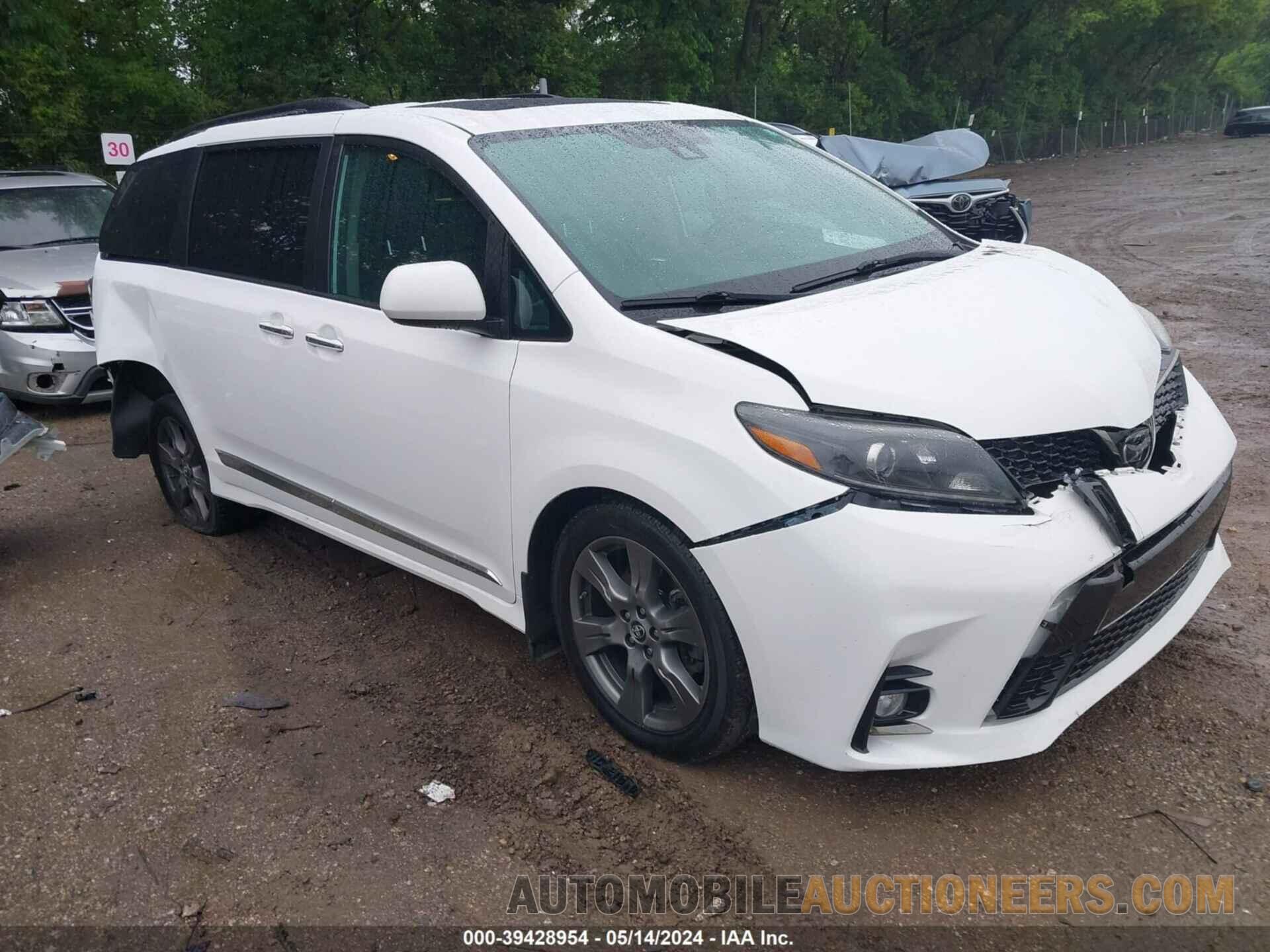 5TDXZ3DCXLS034507 TOYOTA SIENNA 2020