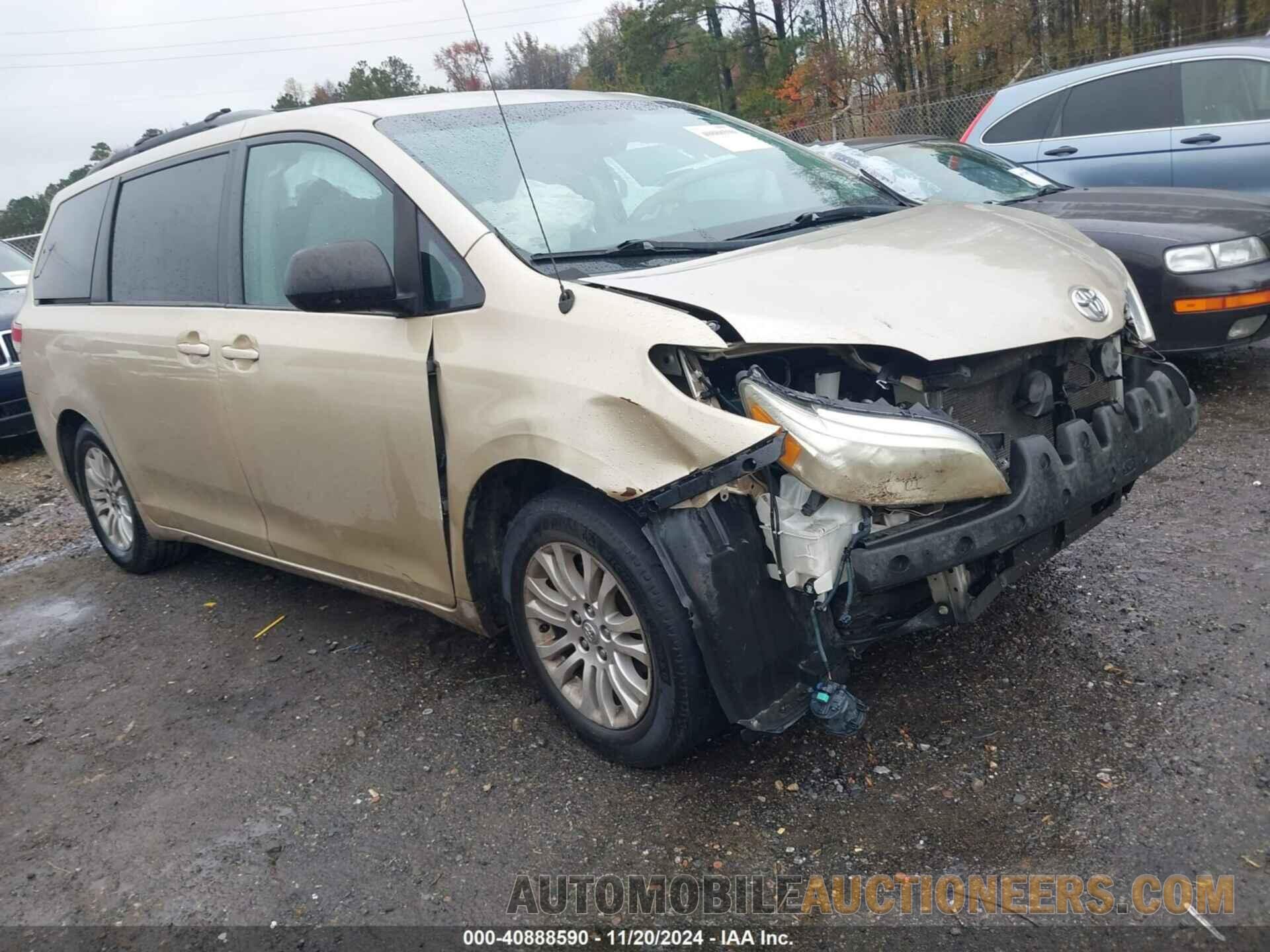 5TDYK3DC0DS376025 TOYOTA SIENNA 2013