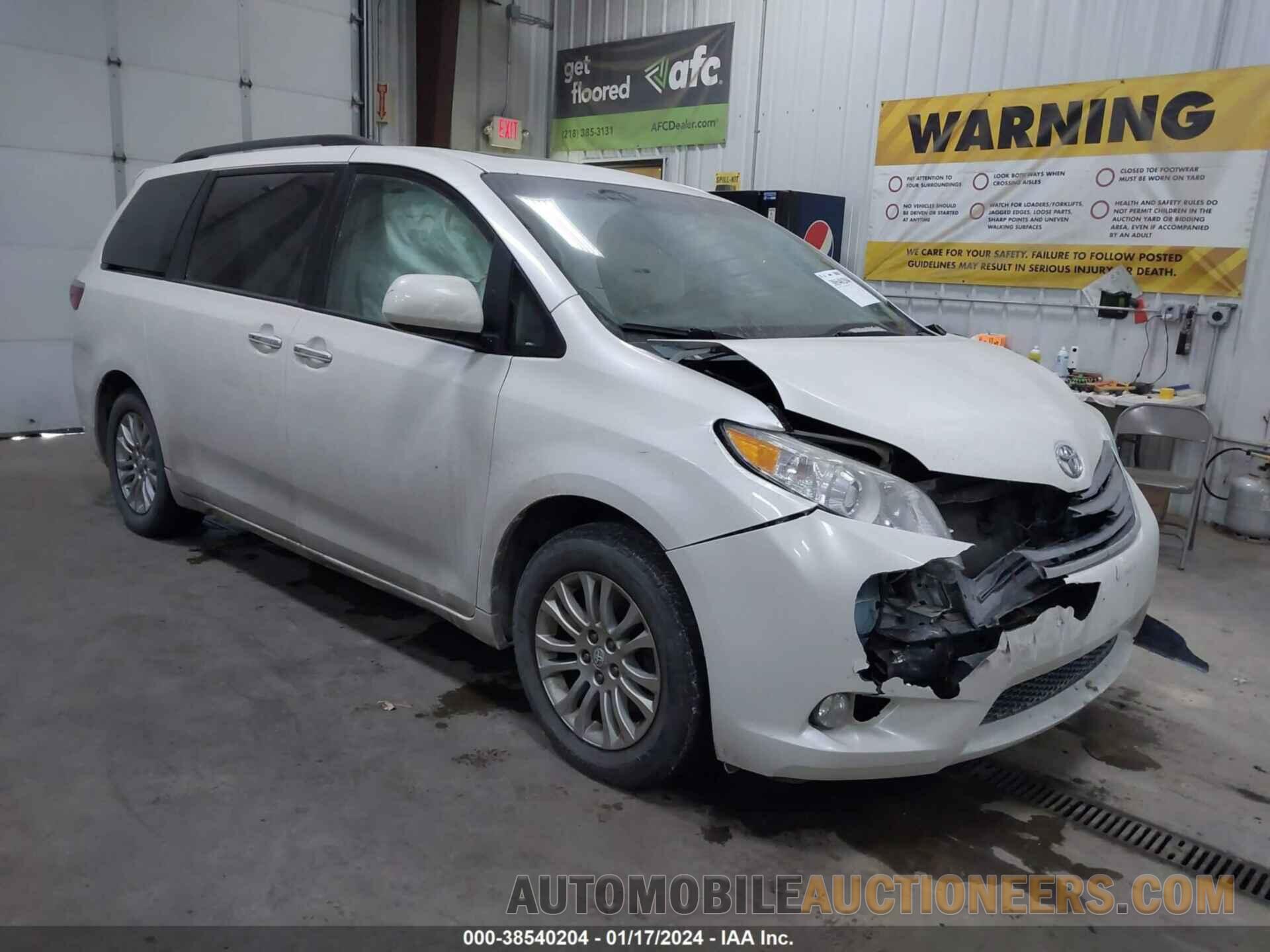 5TDYK3DC0FS542210 TOYOTA SIENNA 2015