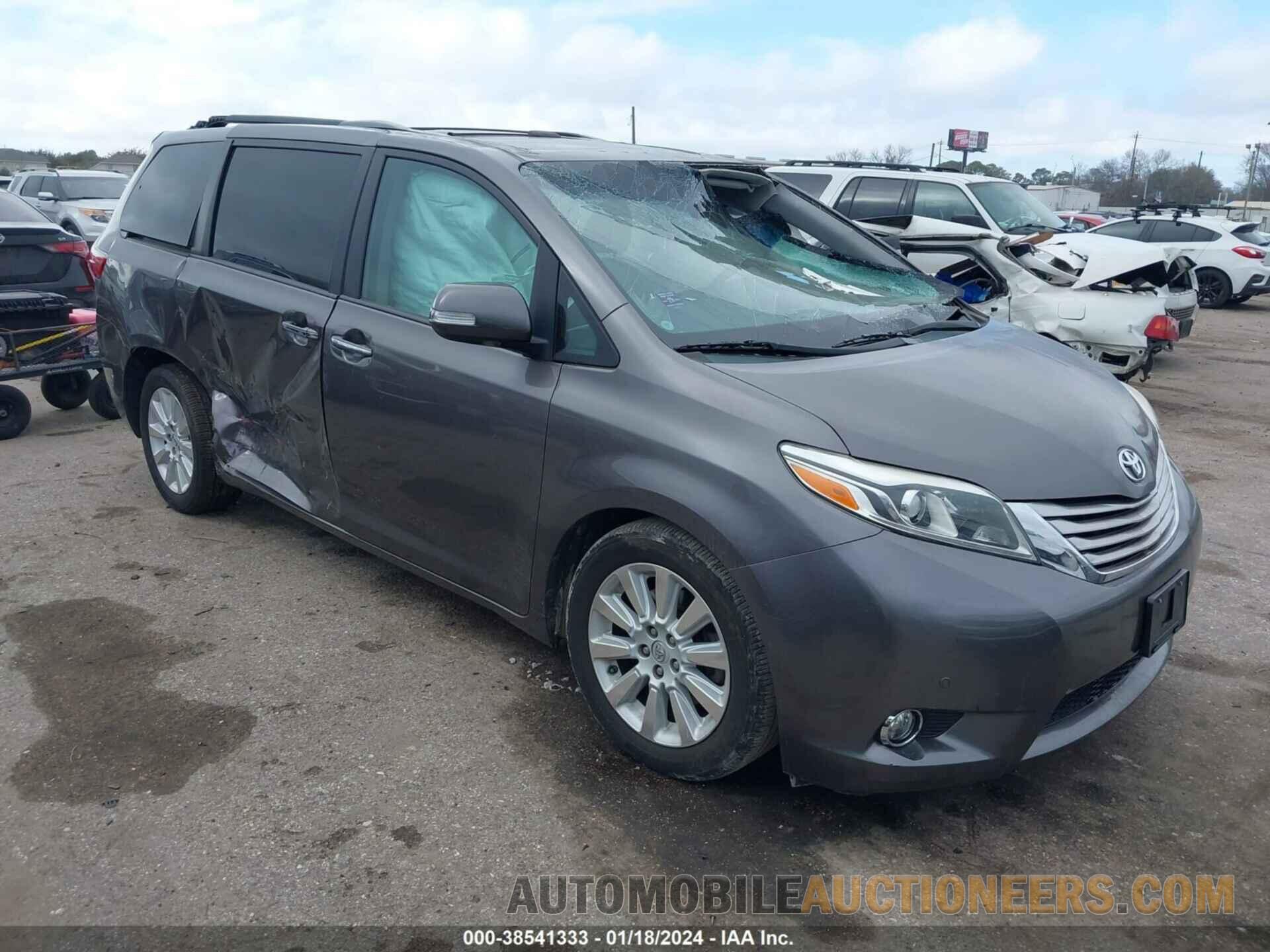 5TDYK3DC0FS571450 TOYOTA SIENNA 2015