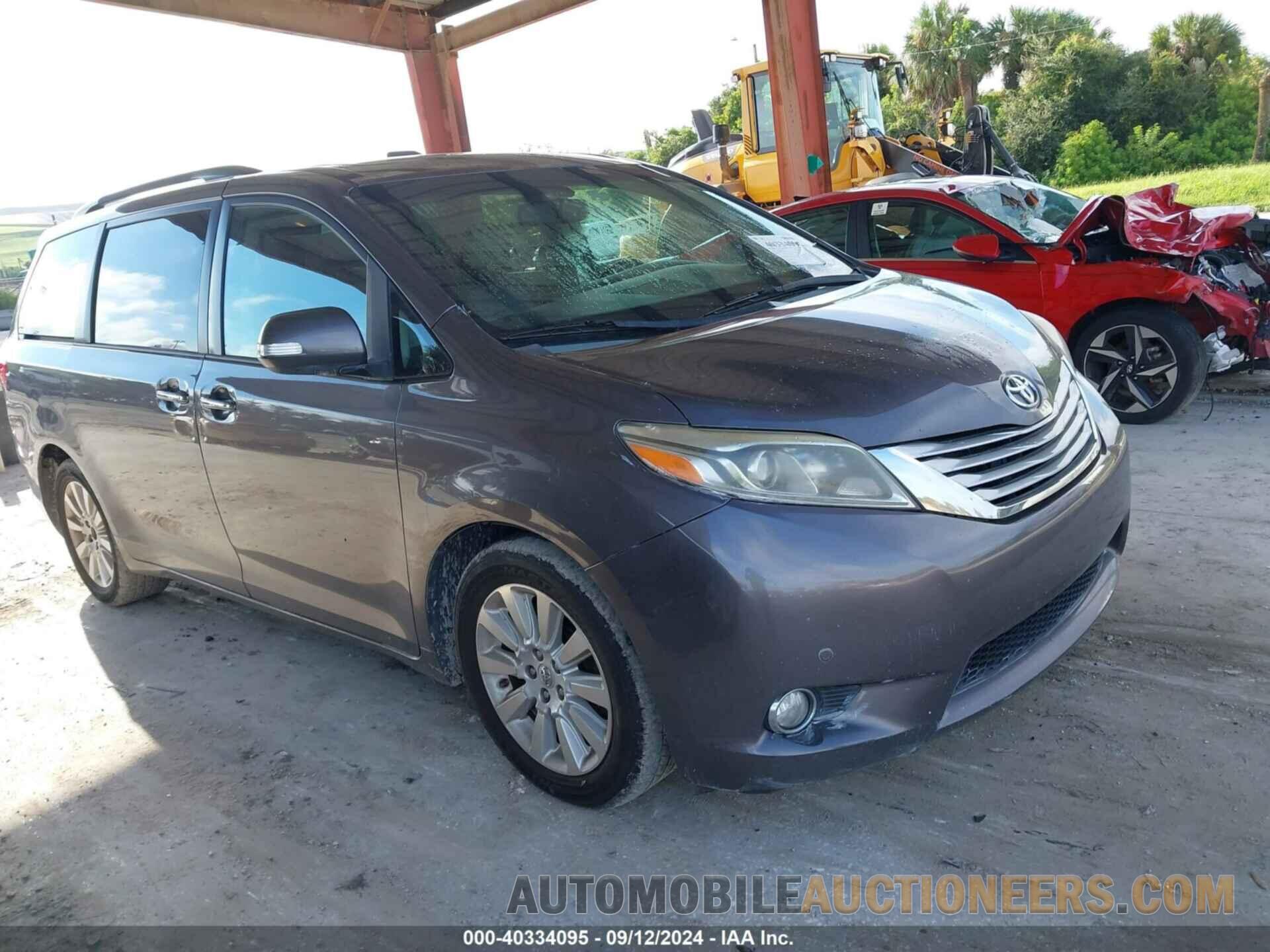 5TDYK3DC0FS590533 TOYOTA SIENNA 2015