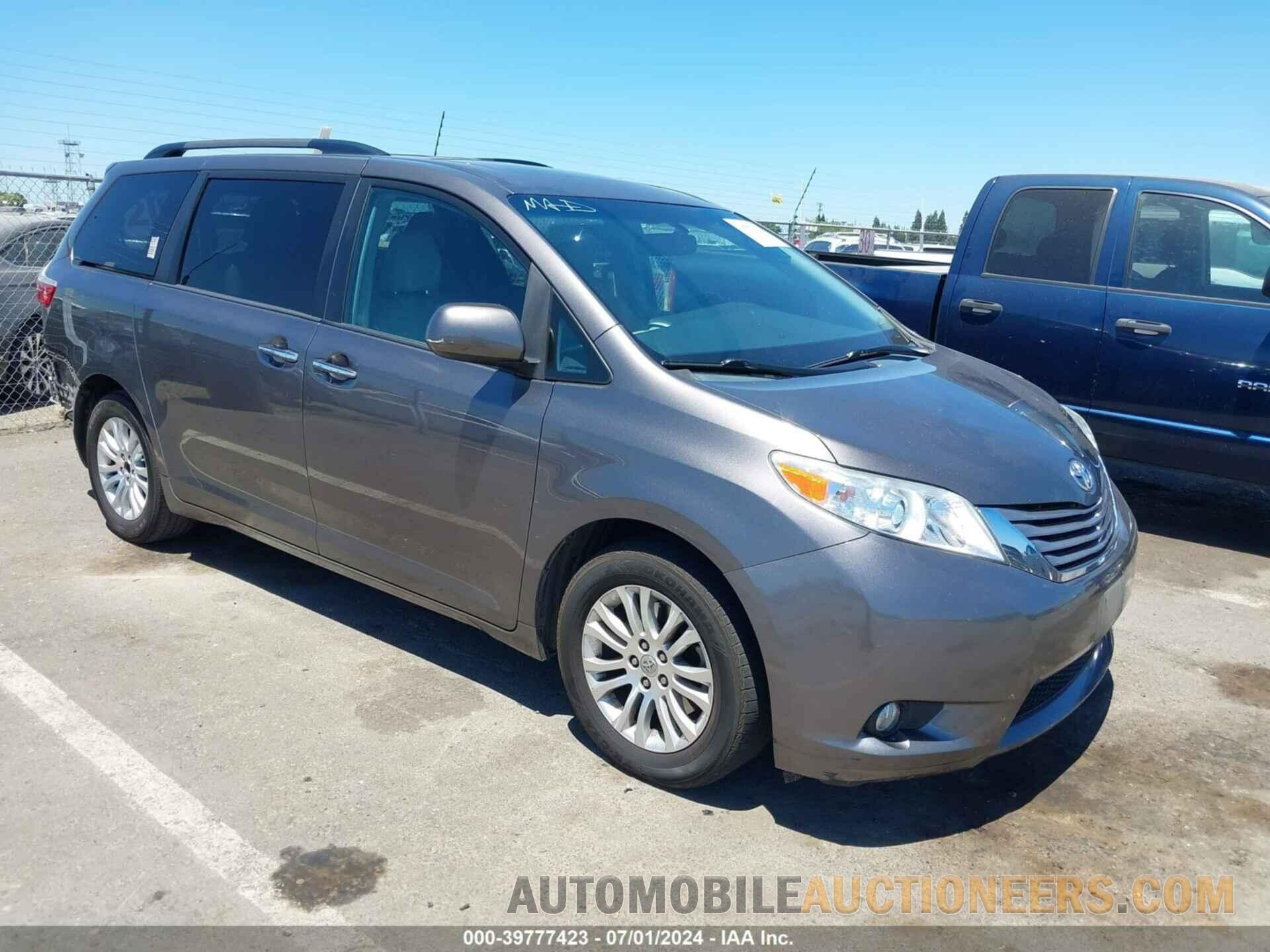 5TDYK3DC0FS596462 TOYOTA SIENNA 2015