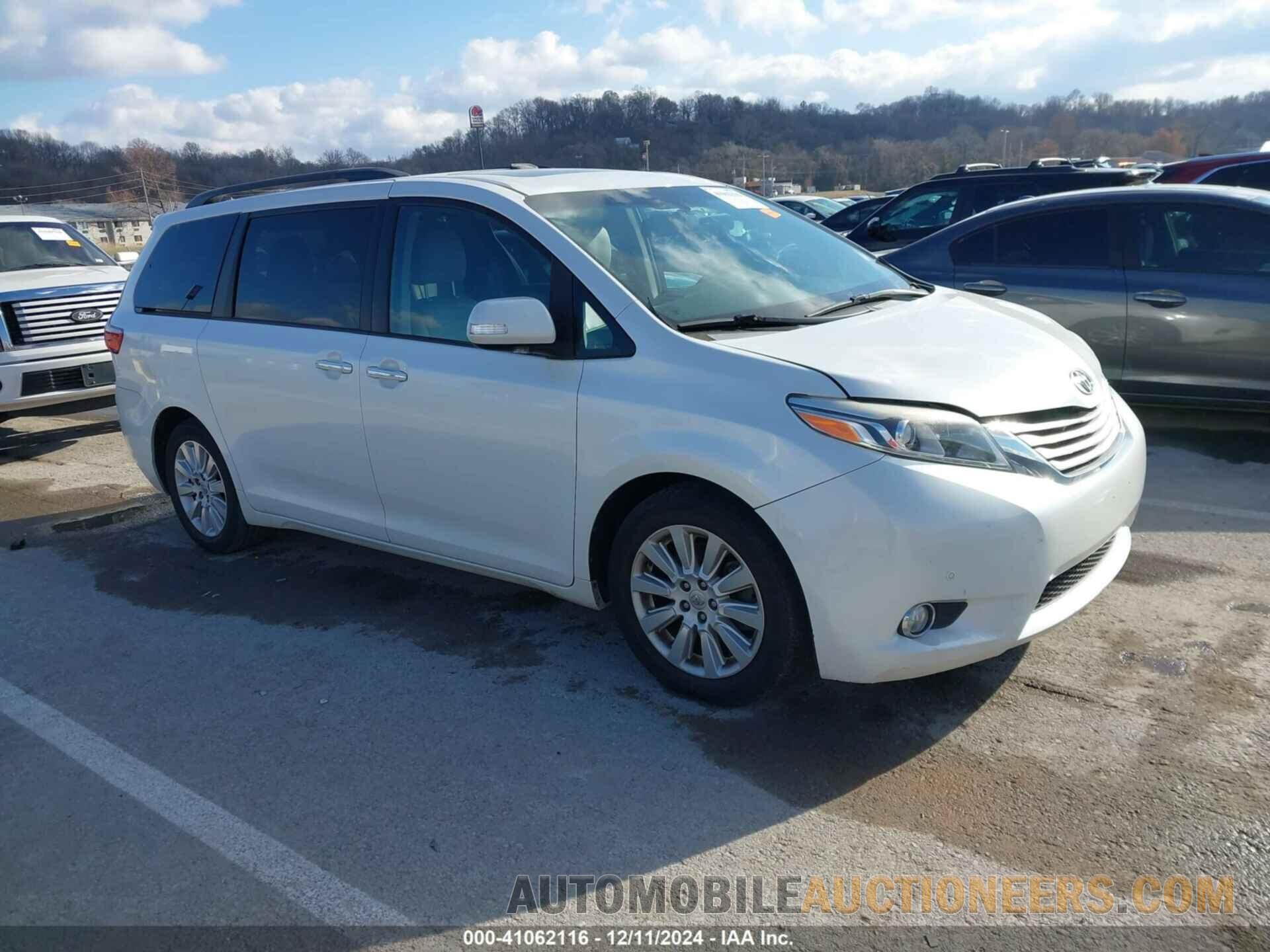 5TDYK3DC0FS607704 TOYOTA SIENNA 2015