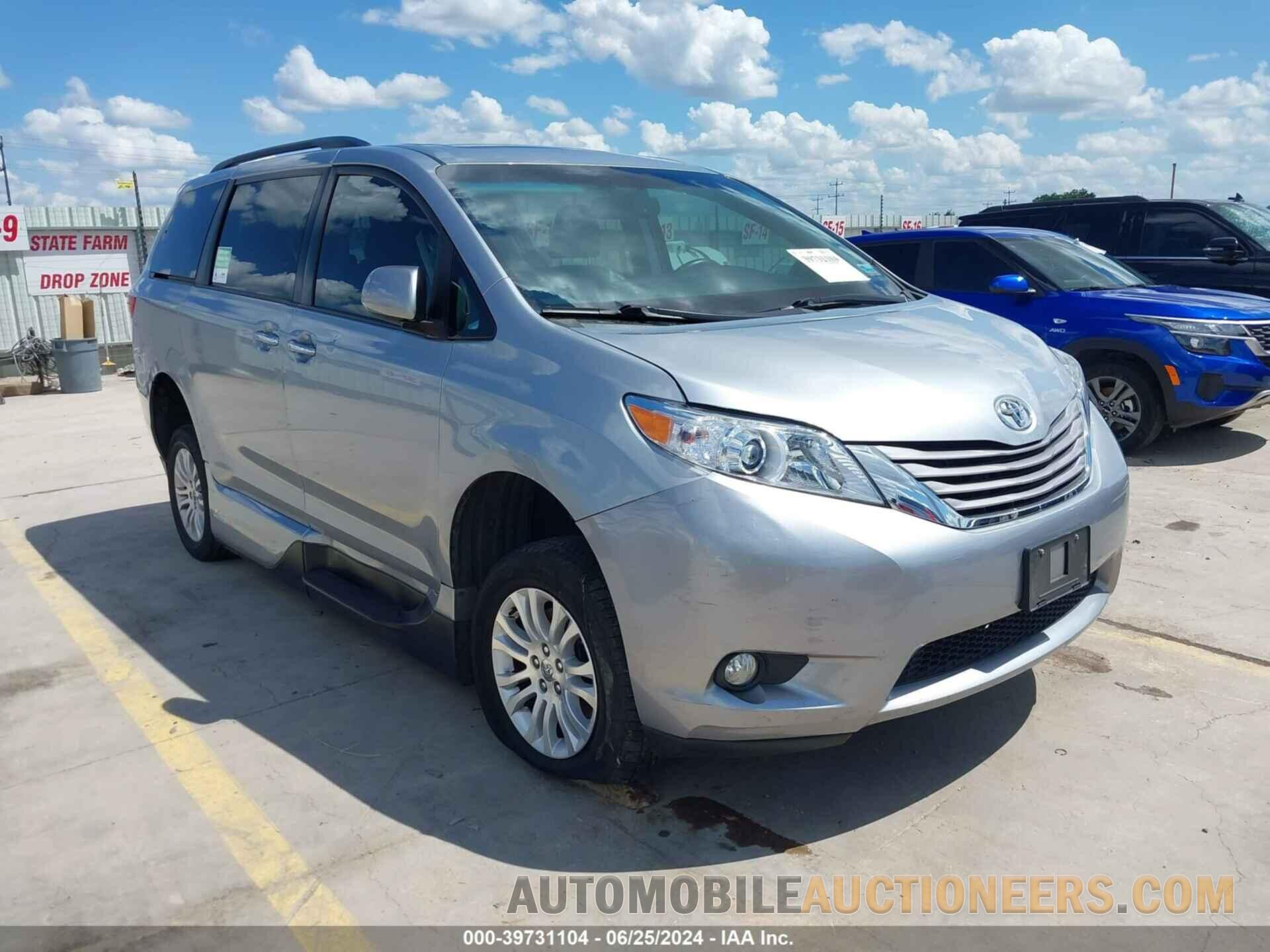 5TDYK3DC0FS657289 TOYOTA SIENNA 2015