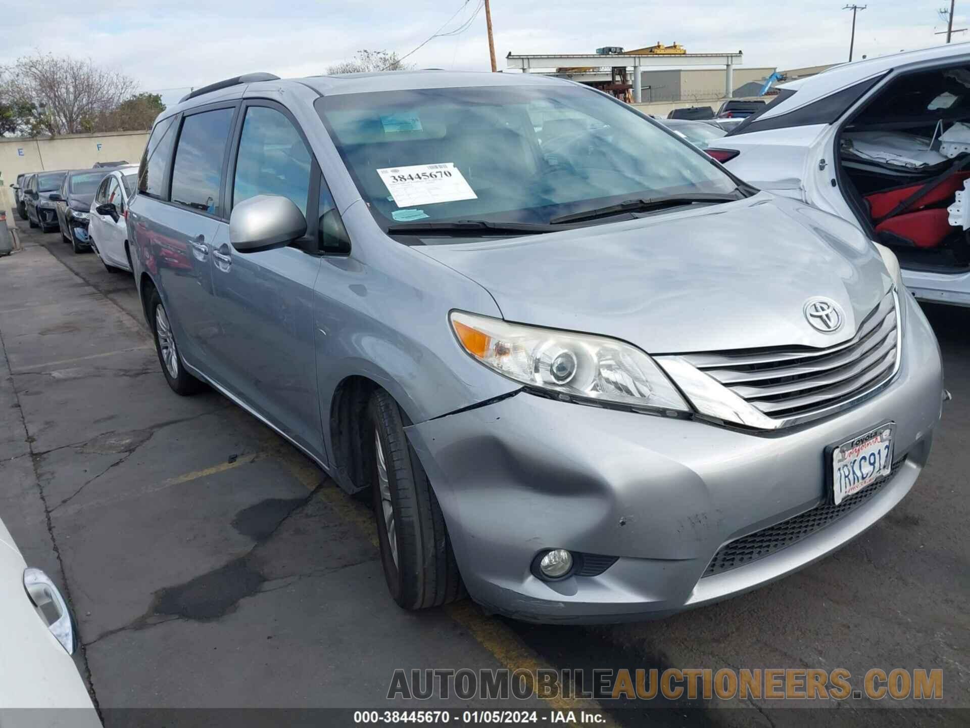 5TDYK3DC0FS657342 TOYOTA SIENNA 2015