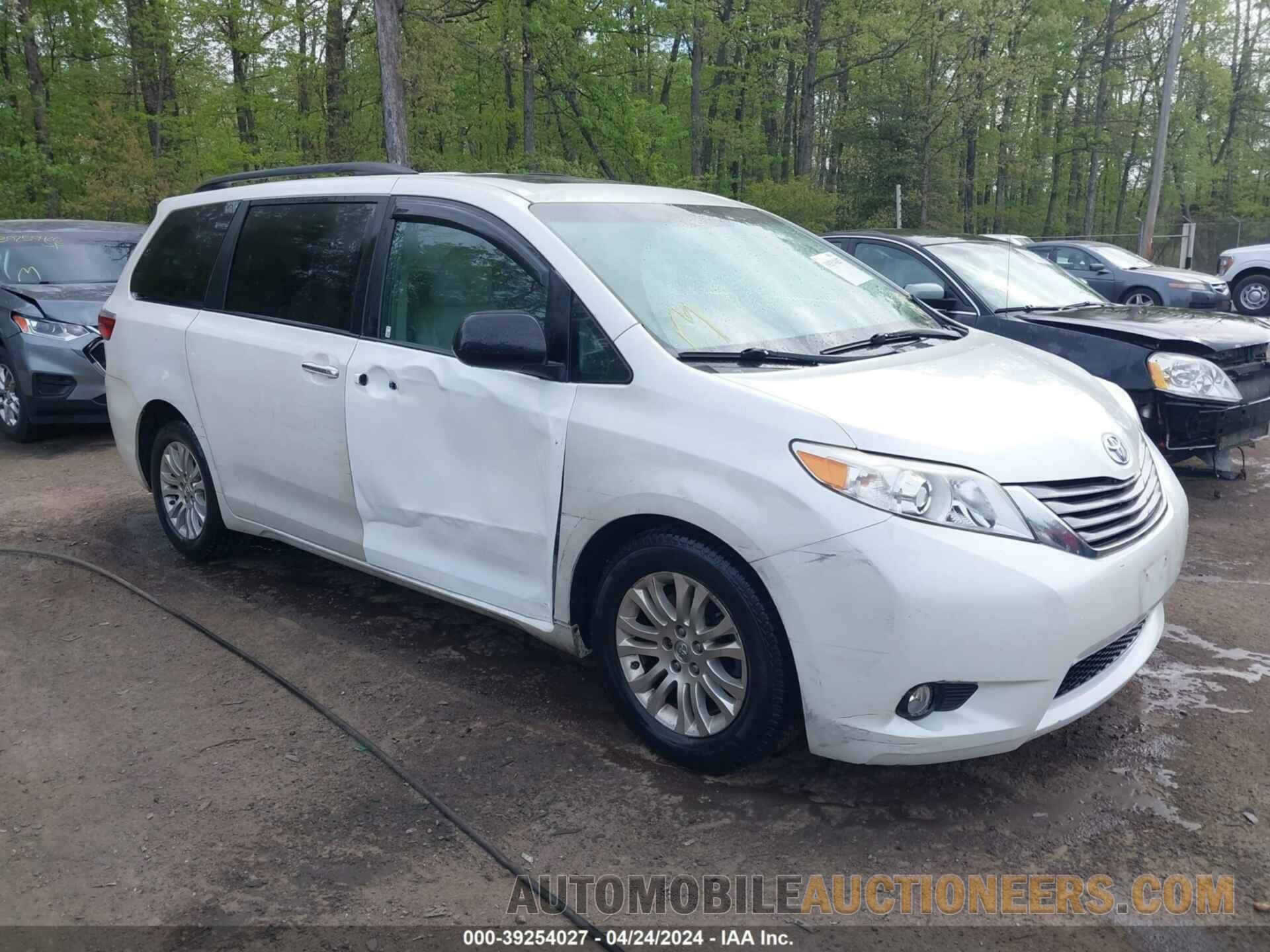 5TDYK3DC0FS671256 TOYOTA SIENNA 2015