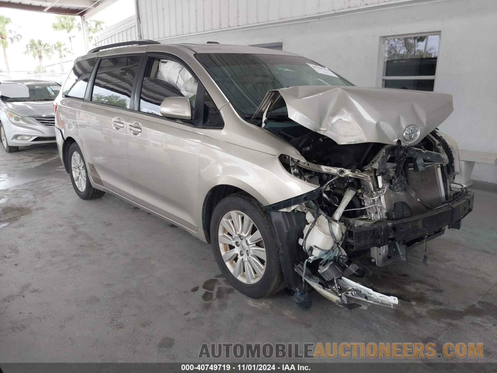 5TDYK3DC1FS537016 TOYOTA SIENNA 2015