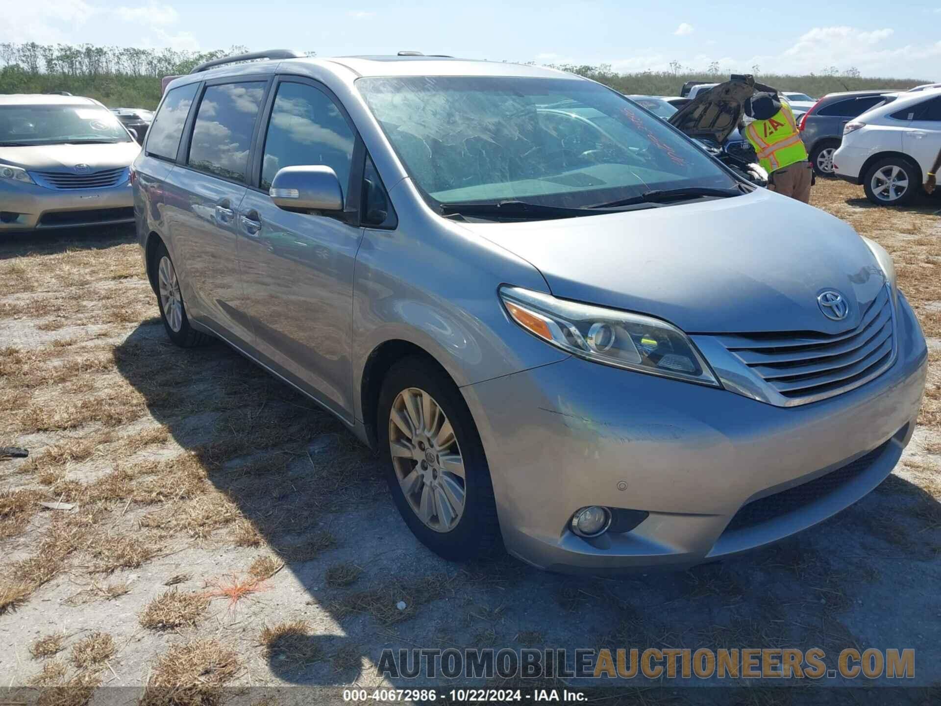 5TDYK3DC1FS568704 TOYOTA SIENNA 2015