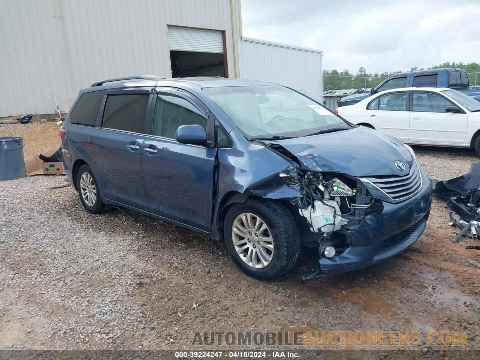 5TDYK3DC1FS594123 TOYOTA SIENNA 2015