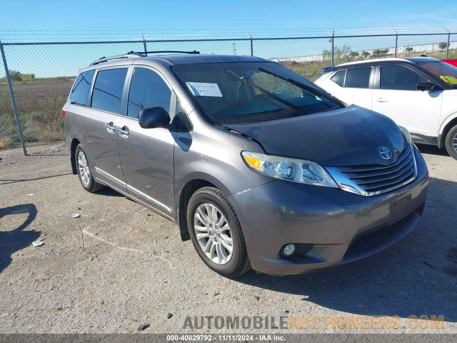 5TDYK3DC1FS617707 TOYOTA SIENNA 2015