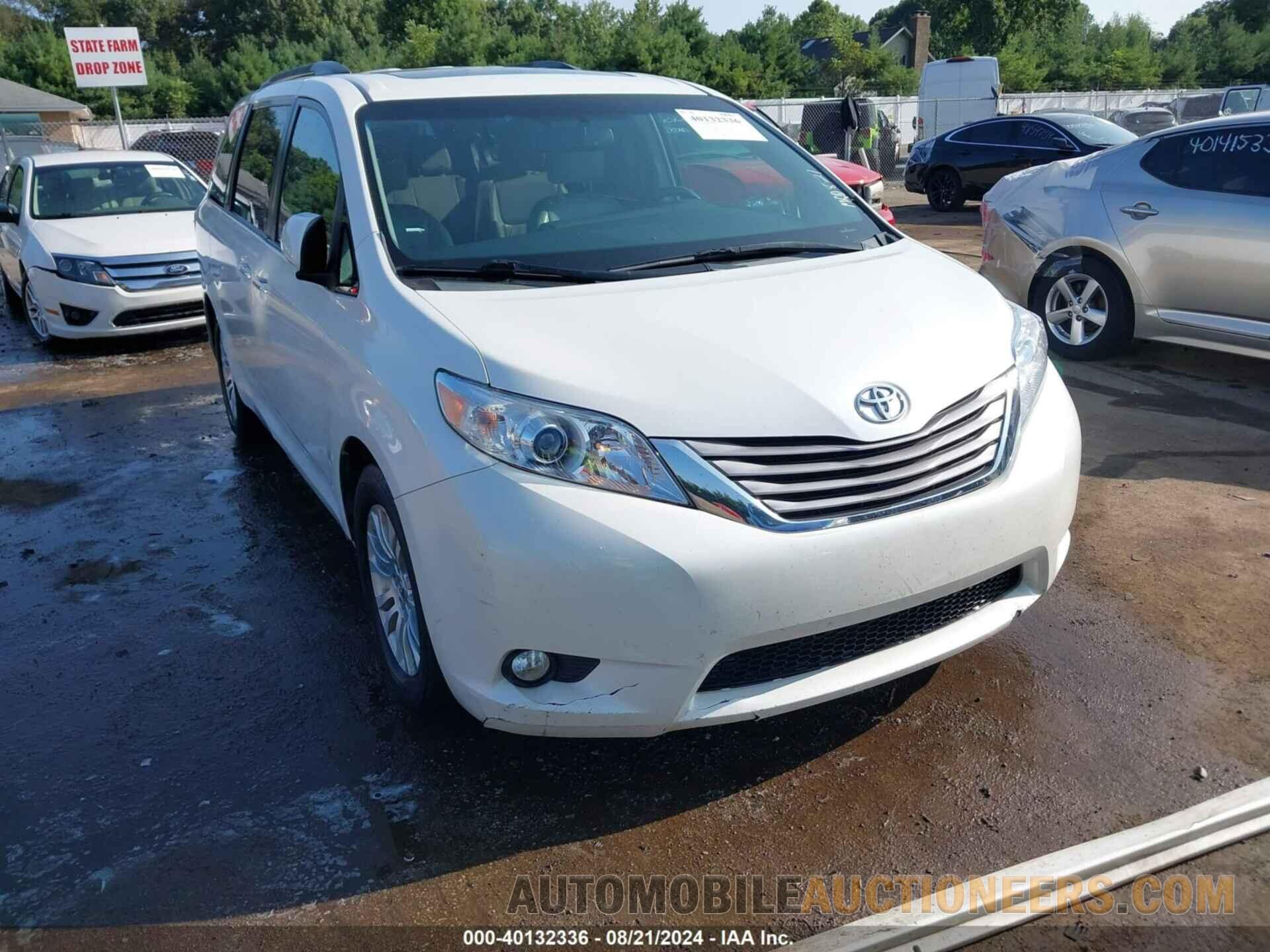 5TDYK3DC1FS627413 TOYOTA SIENNA 2015