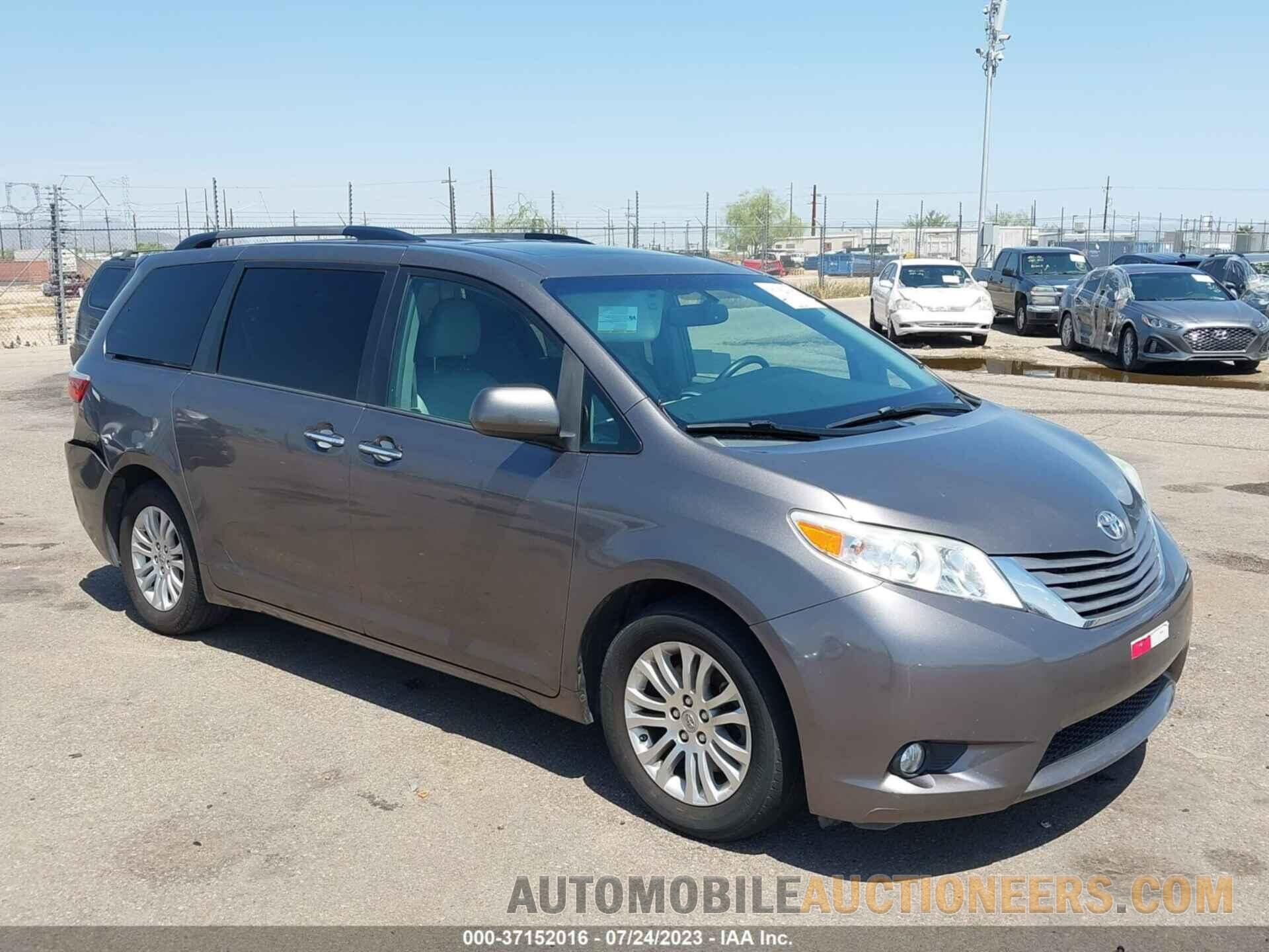 5TDYK3DC1FS662789 TOYOTA SIENNA 2015