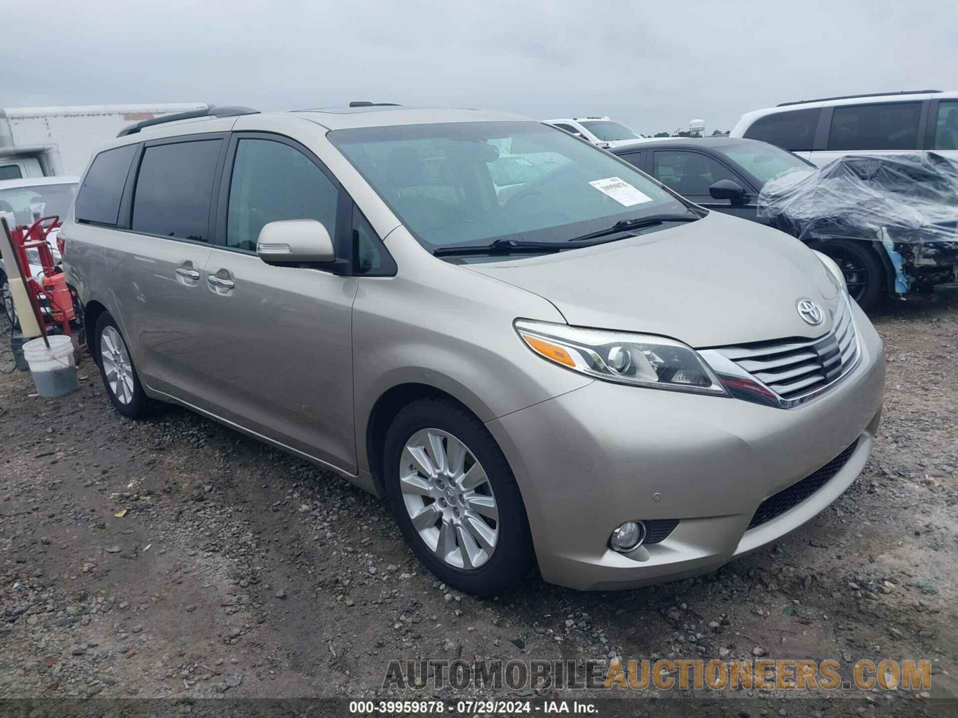 5TDYK3DC1FS672013 TOYOTA SIENNA 2015