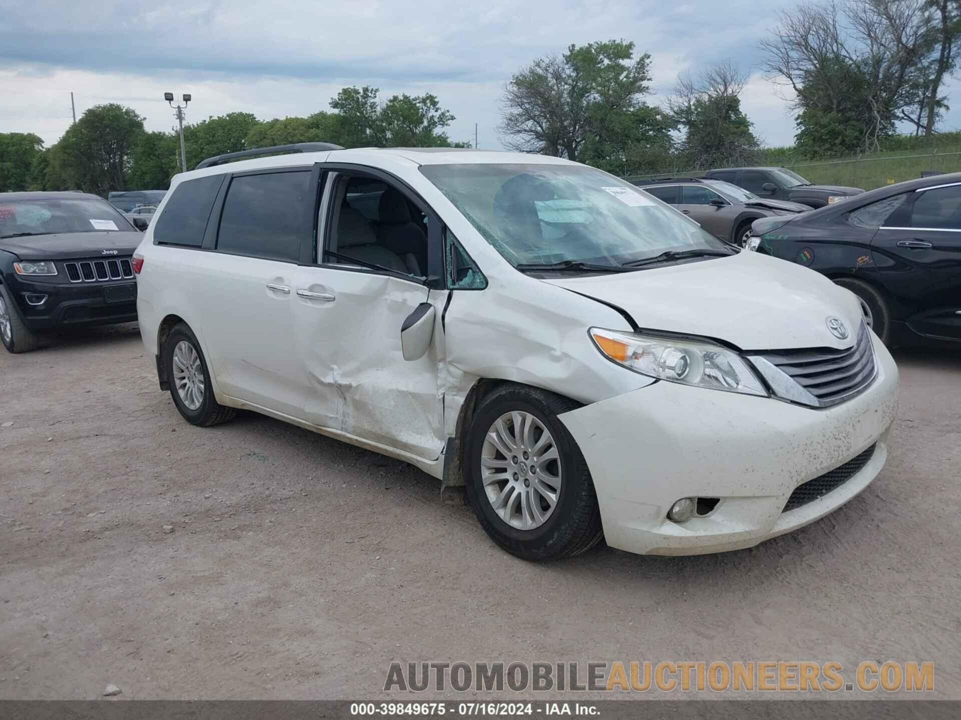 5TDYK3DC1GS695857 TOYOTA SIENNA 2016