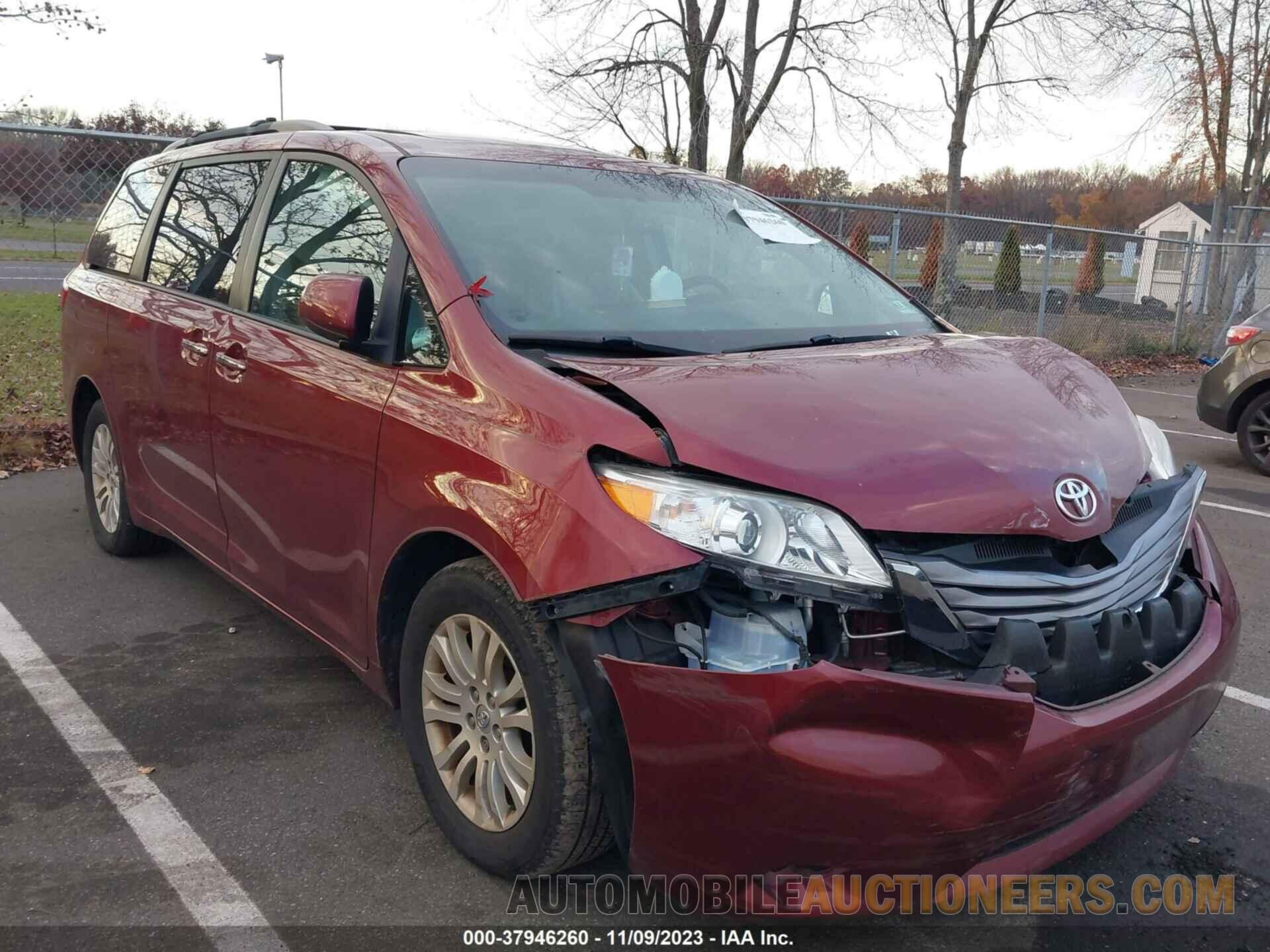 5TDYK3DC1GS711152 TOYOTA SIENNA 2016