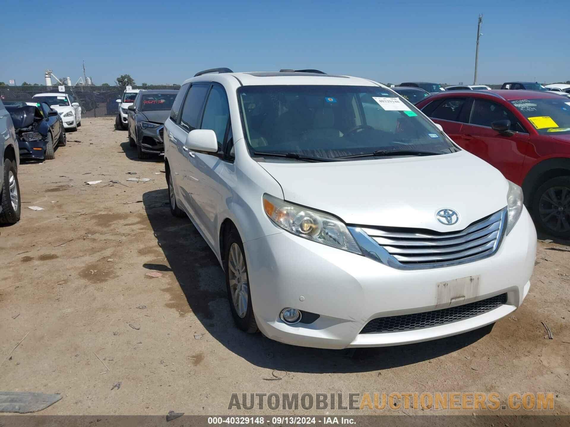 5TDYK3DC2BS058209 TOYOTA SIENNA 2011