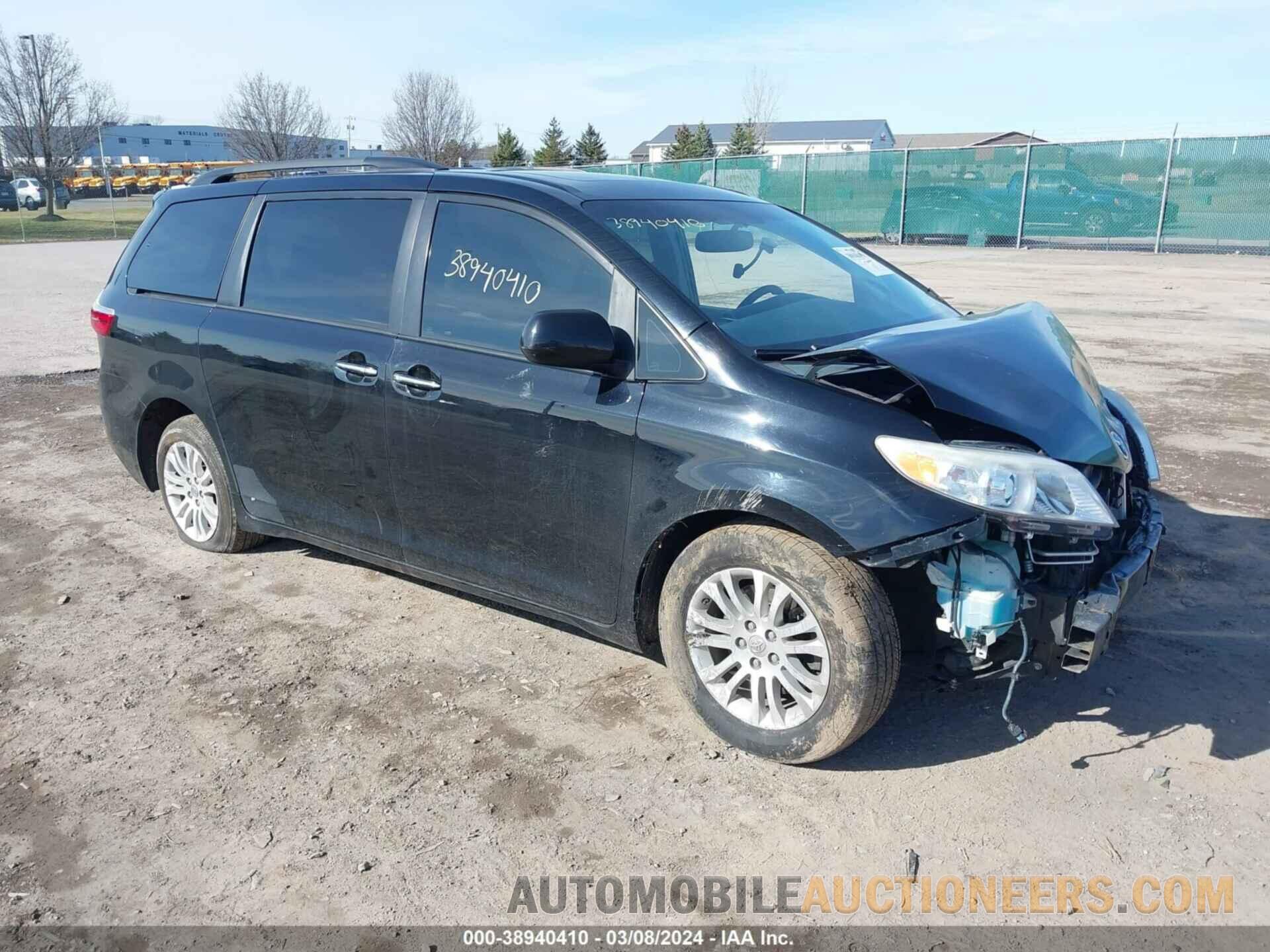 5TDYK3DC2FS540443 TOYOTA SIENNA 2015