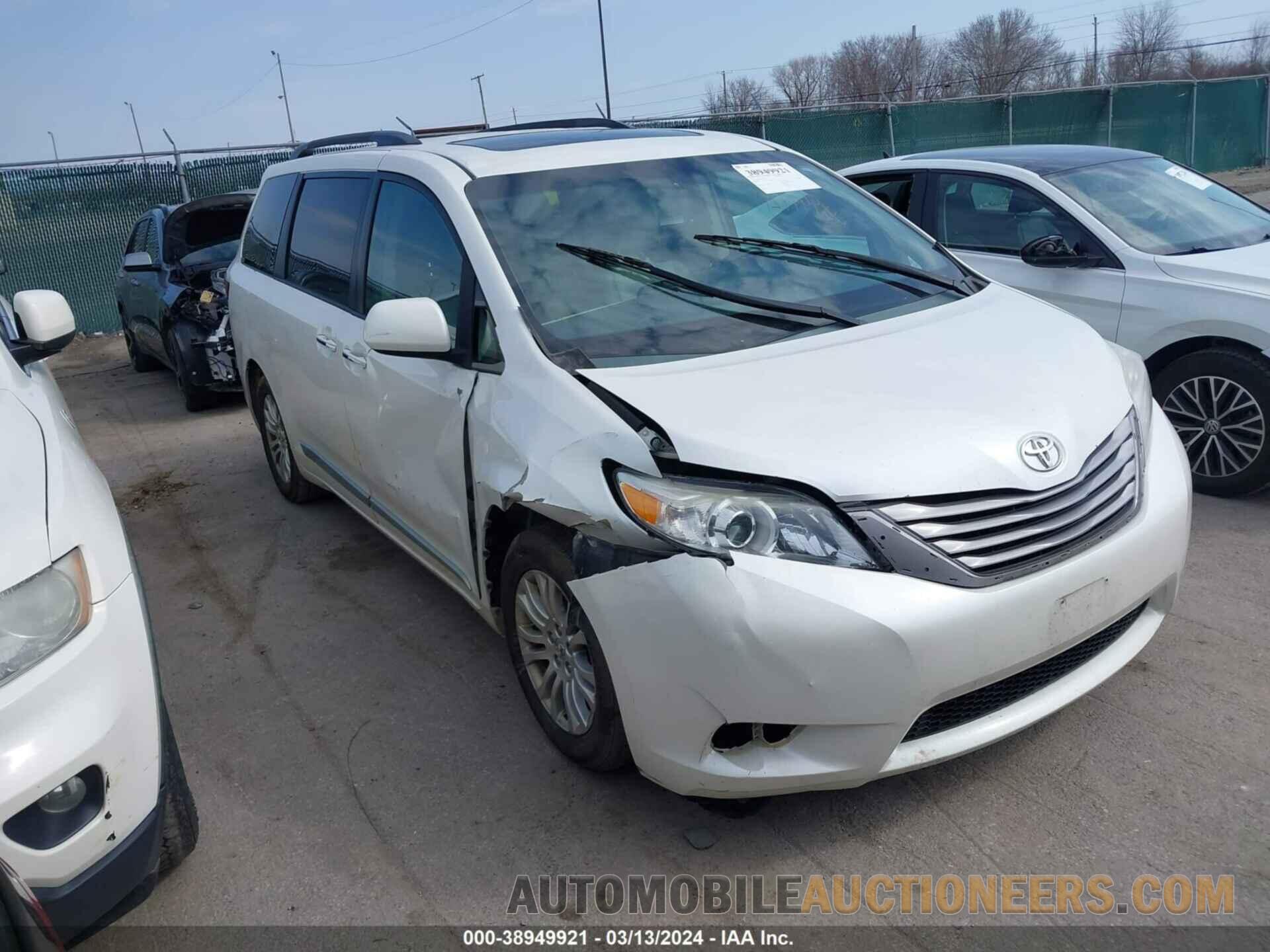 5TDYK3DC2FS545979 TOYOTA SIENNA 2015