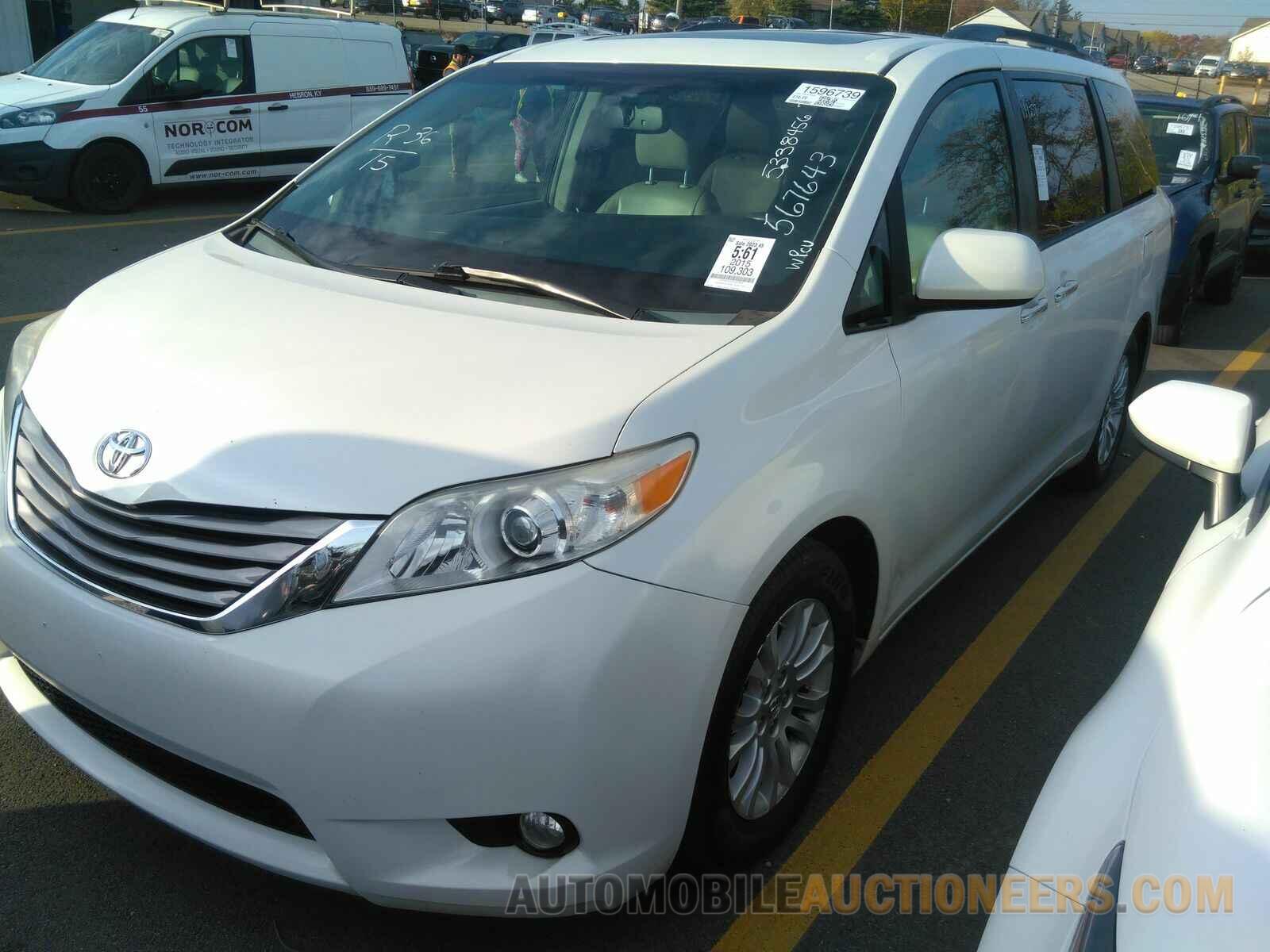 5TDYK3DC2FS567643 Toyota Sienna 2015