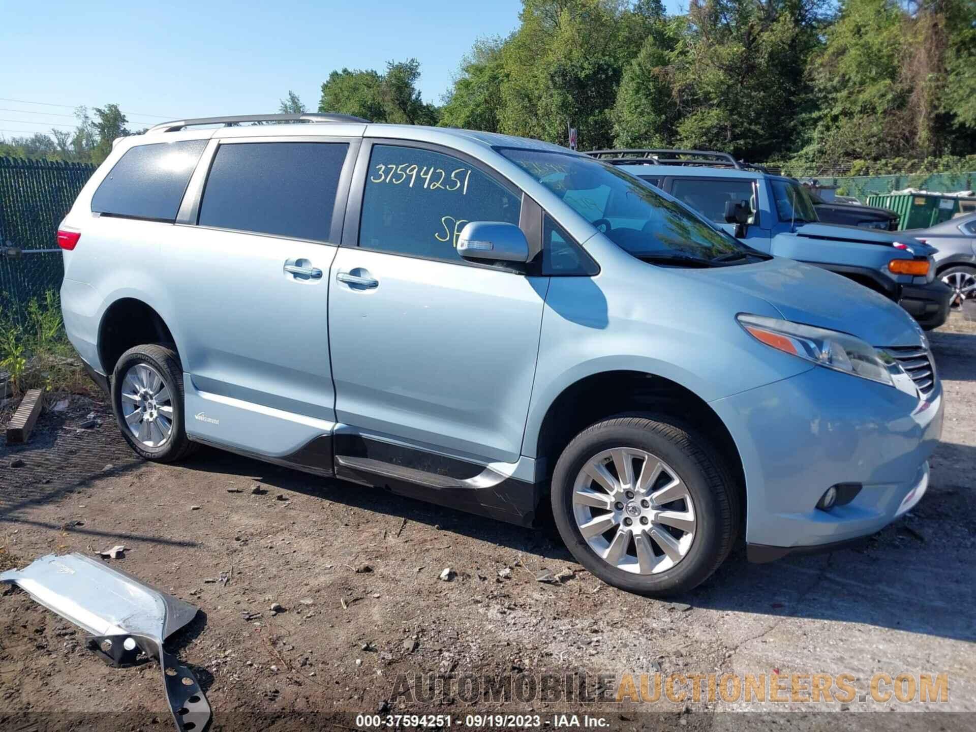 5TDYK3DC2FS631762 TOYOTA SIENNA 2015