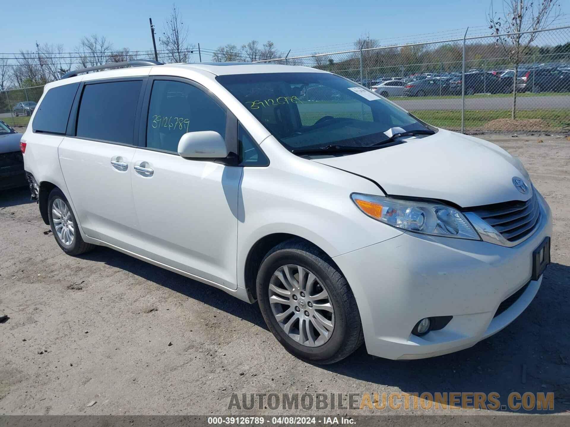 5TDYK3DC2FS654572 TOYOTA SIENNA 2015