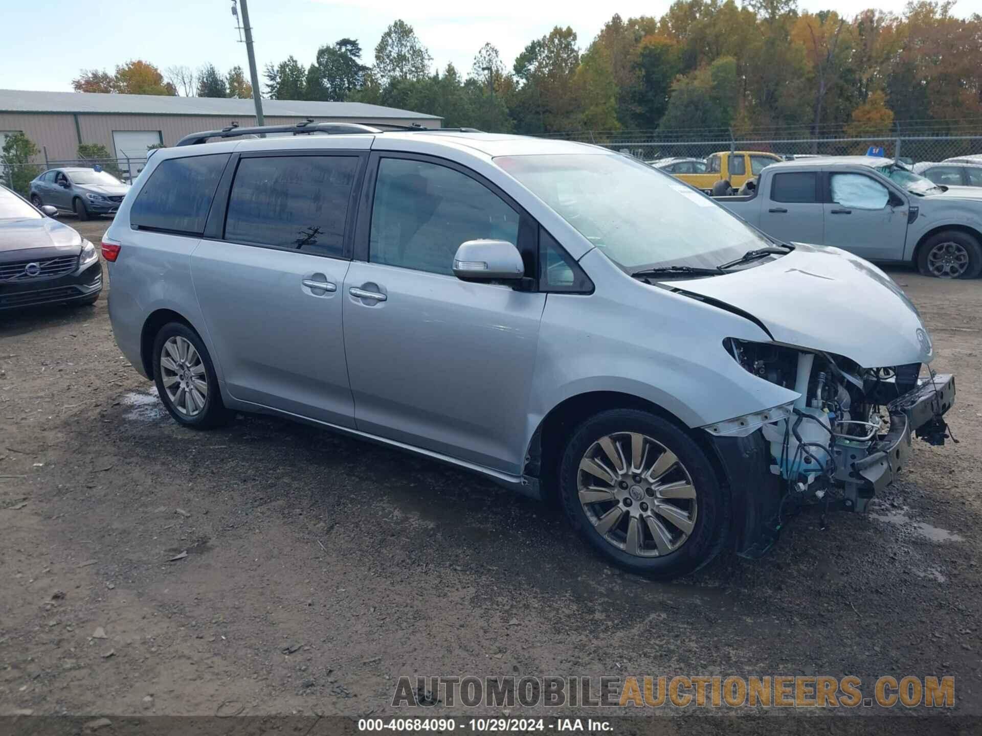 5TDYK3DC2FS675972 TOYOTA SIENNA 2015