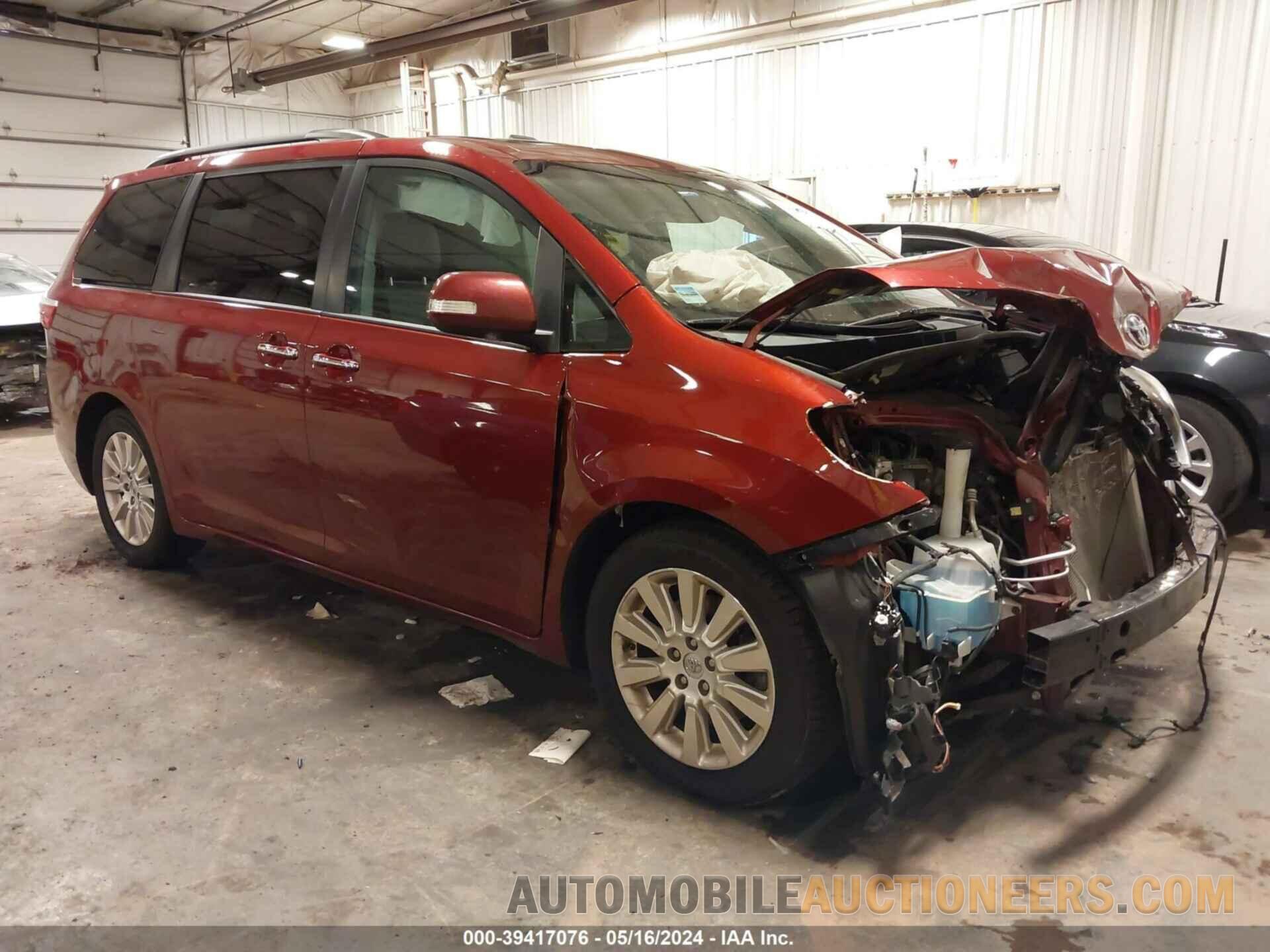 5TDYK3DC2GS717929 TOYOTA SIENNA 2016