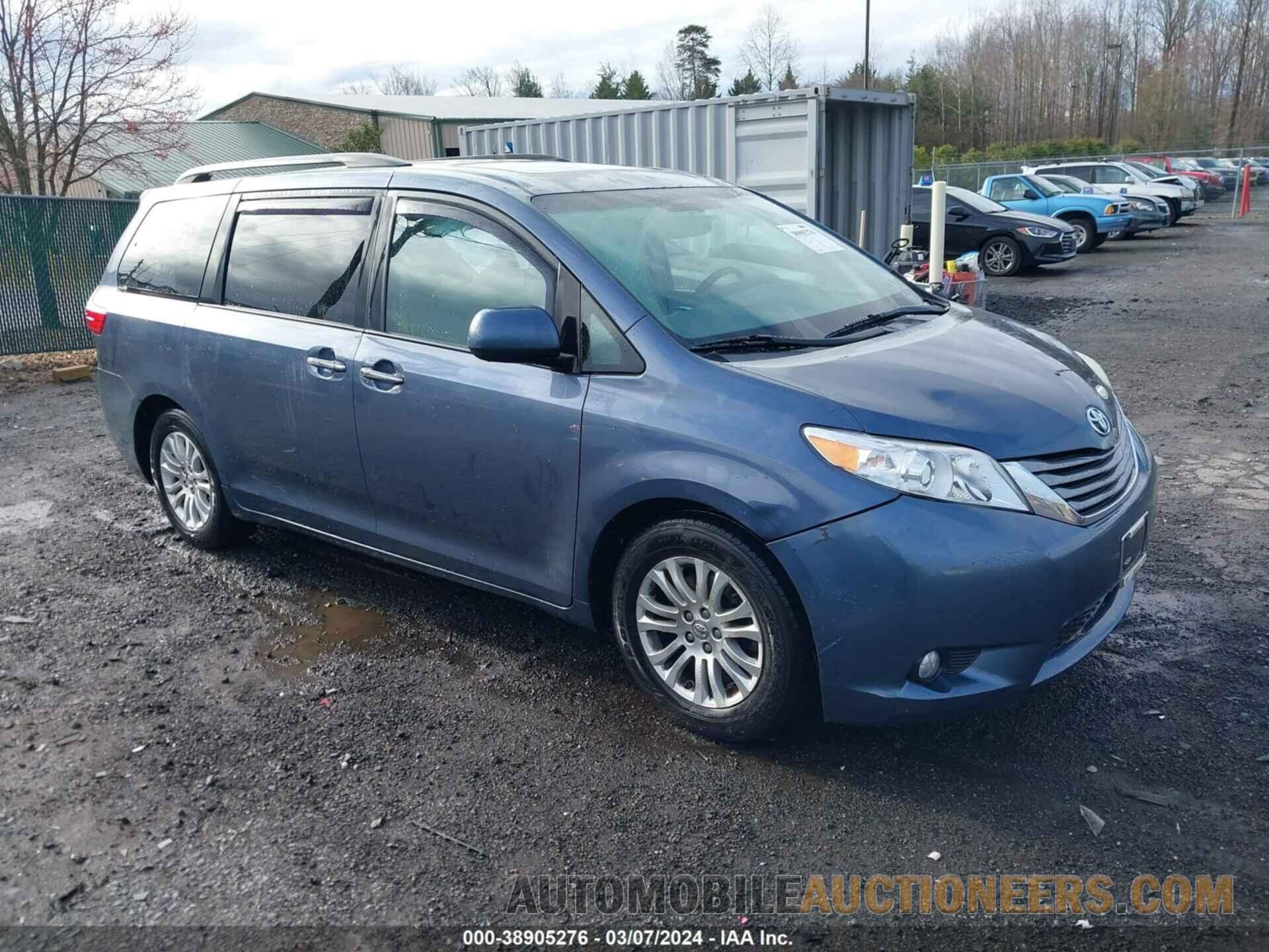 5TDYK3DC2GS731250 TOYOTA SIENNA 2016