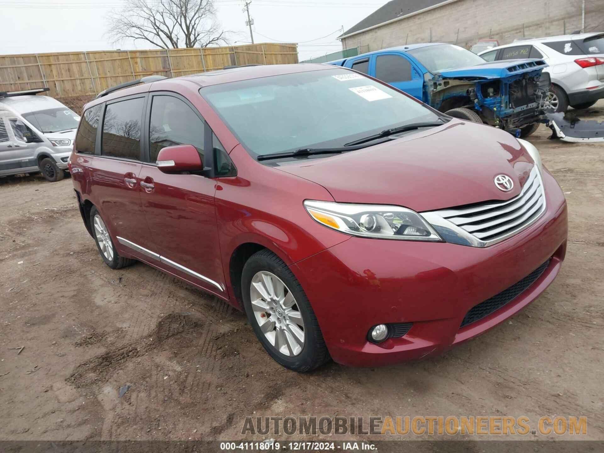 5TDYK3DC2GS739591 TOYOTA SIENNA 2016