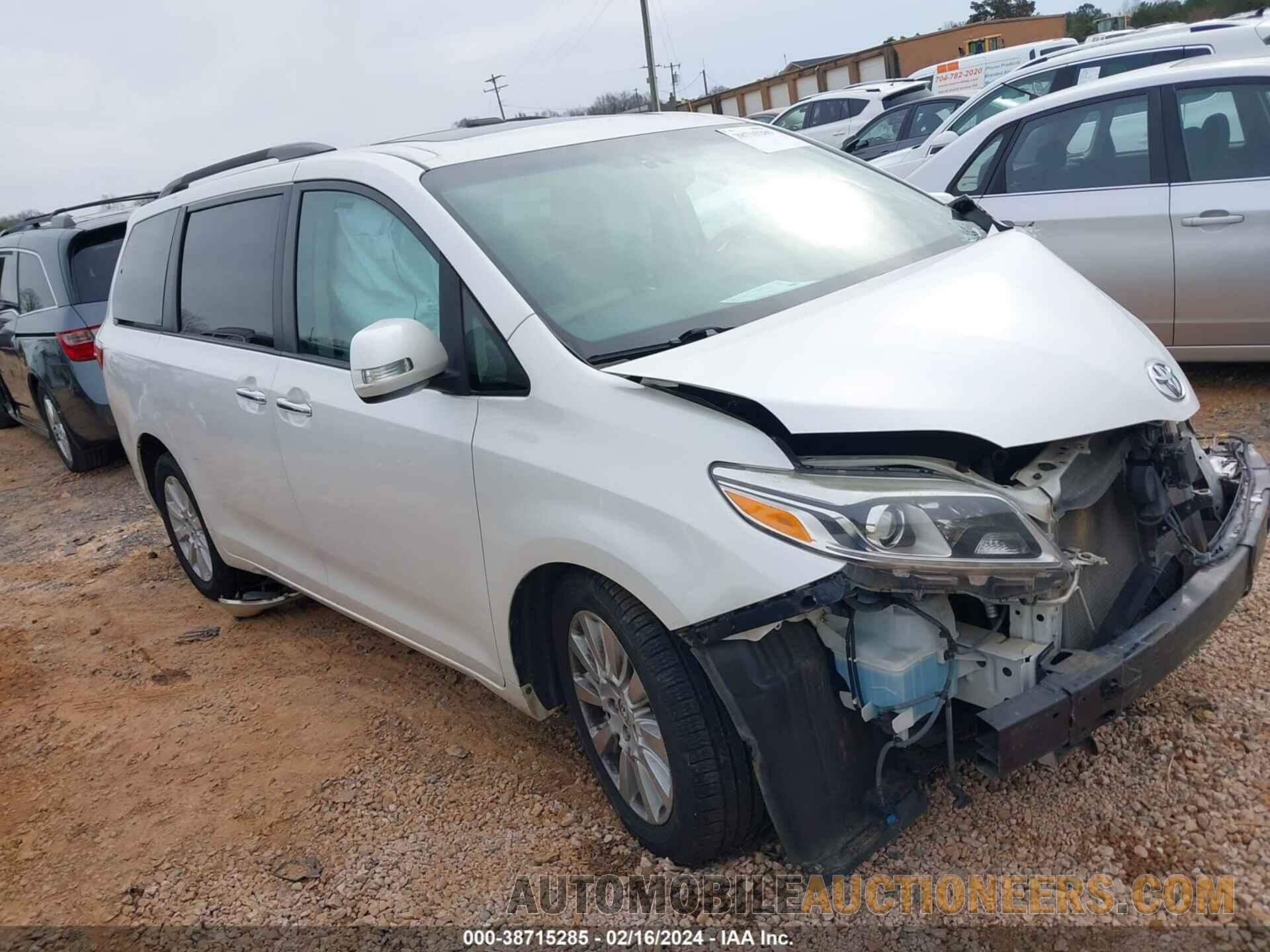 5TDYK3DC3FS584788 TOYOTA SIENNA 2015