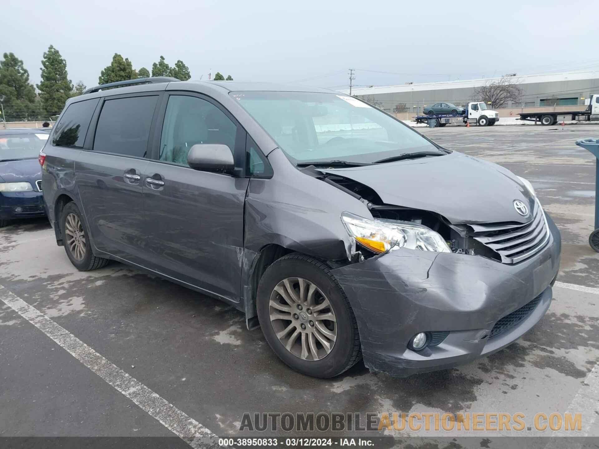 5TDYK3DC3FS665242 TOYOTA SIENNA 2015