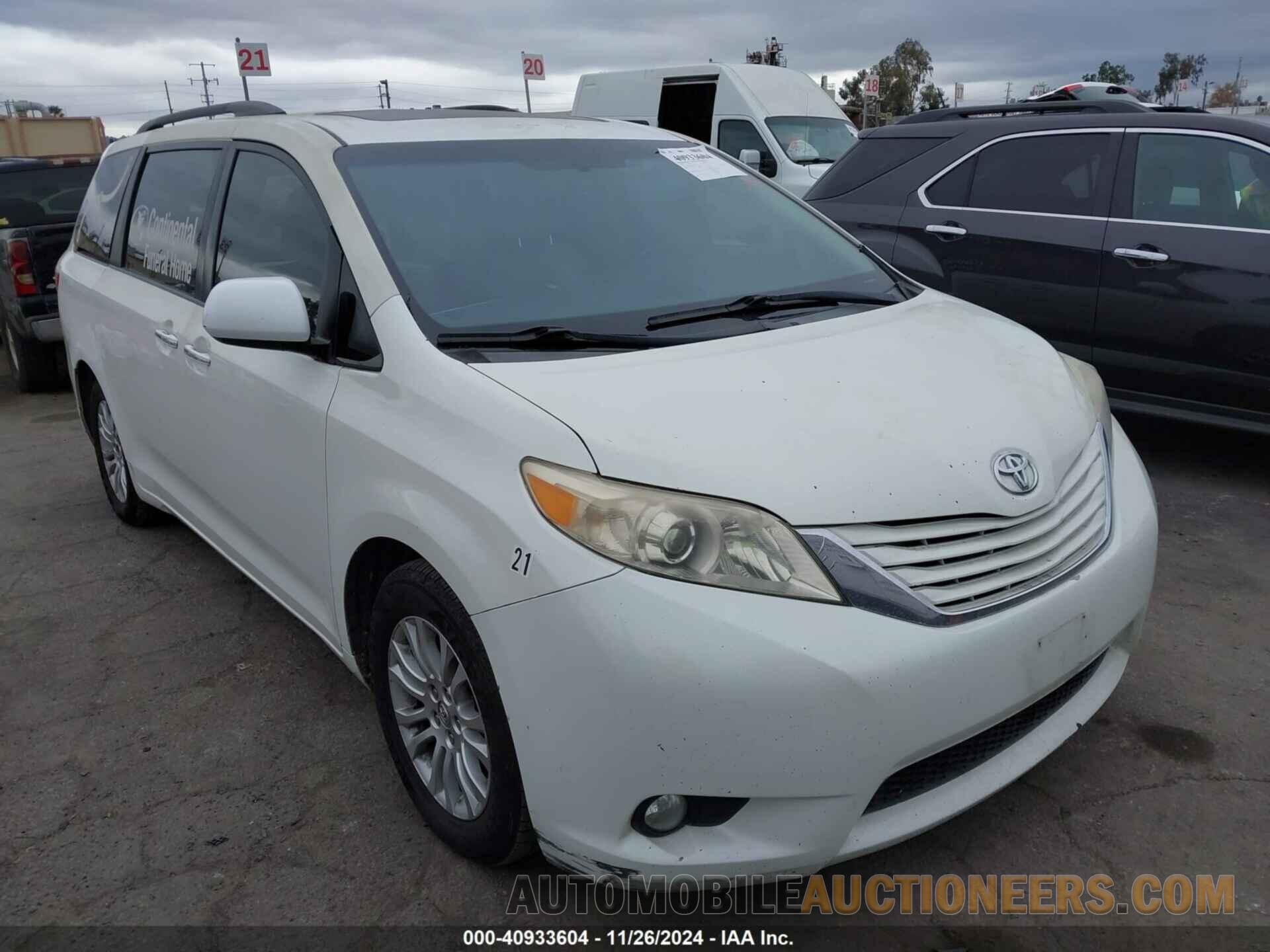 5TDYK3DC3FS670537 TOYOTA SIENNA 2015