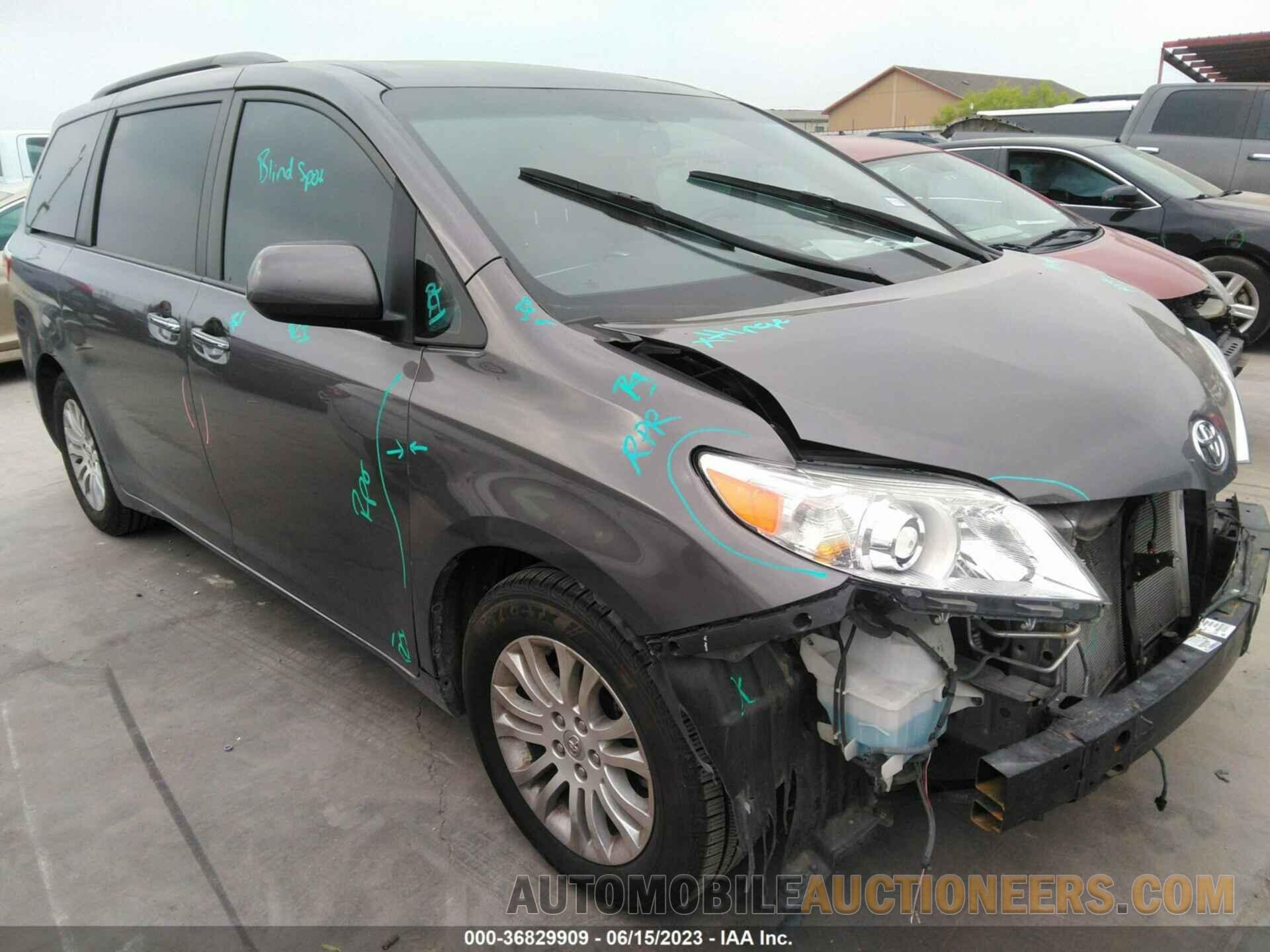 5TDYK3DC3FS672644 TOYOTA SIENNA 2015