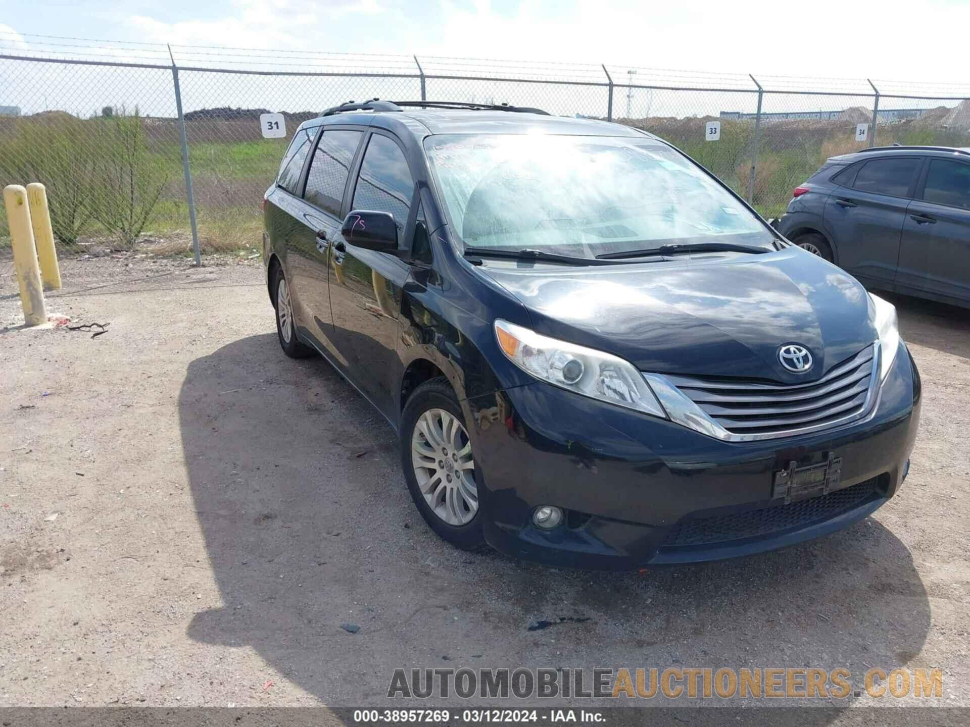 5TDYK3DC3GS702081 TOYOTA SIENNA 2016