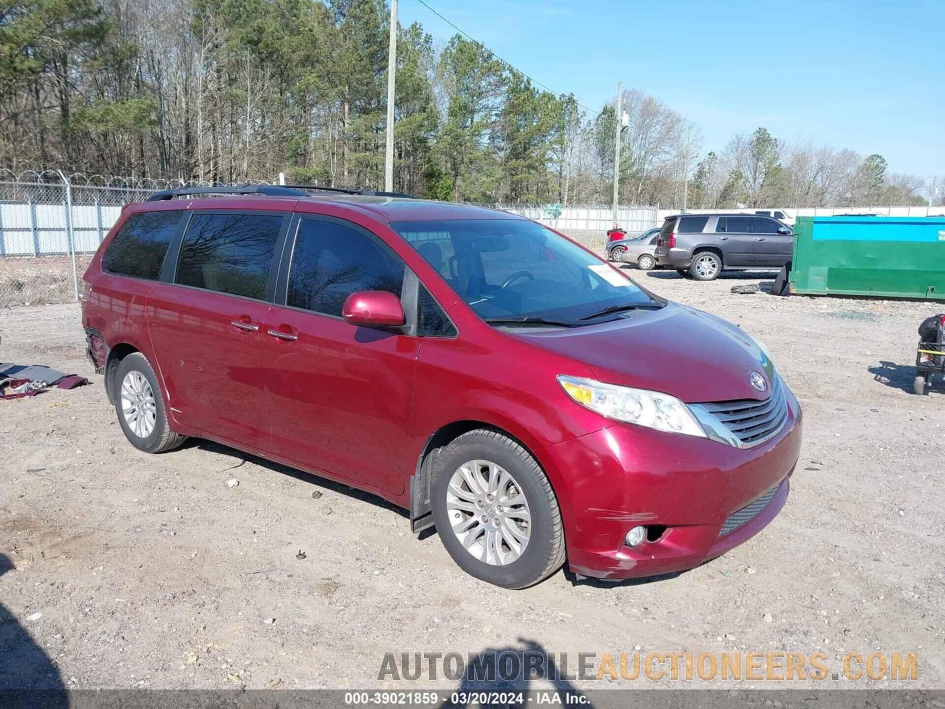 5TDYK3DC3GS730933 TOYOTA SIENNA 2016