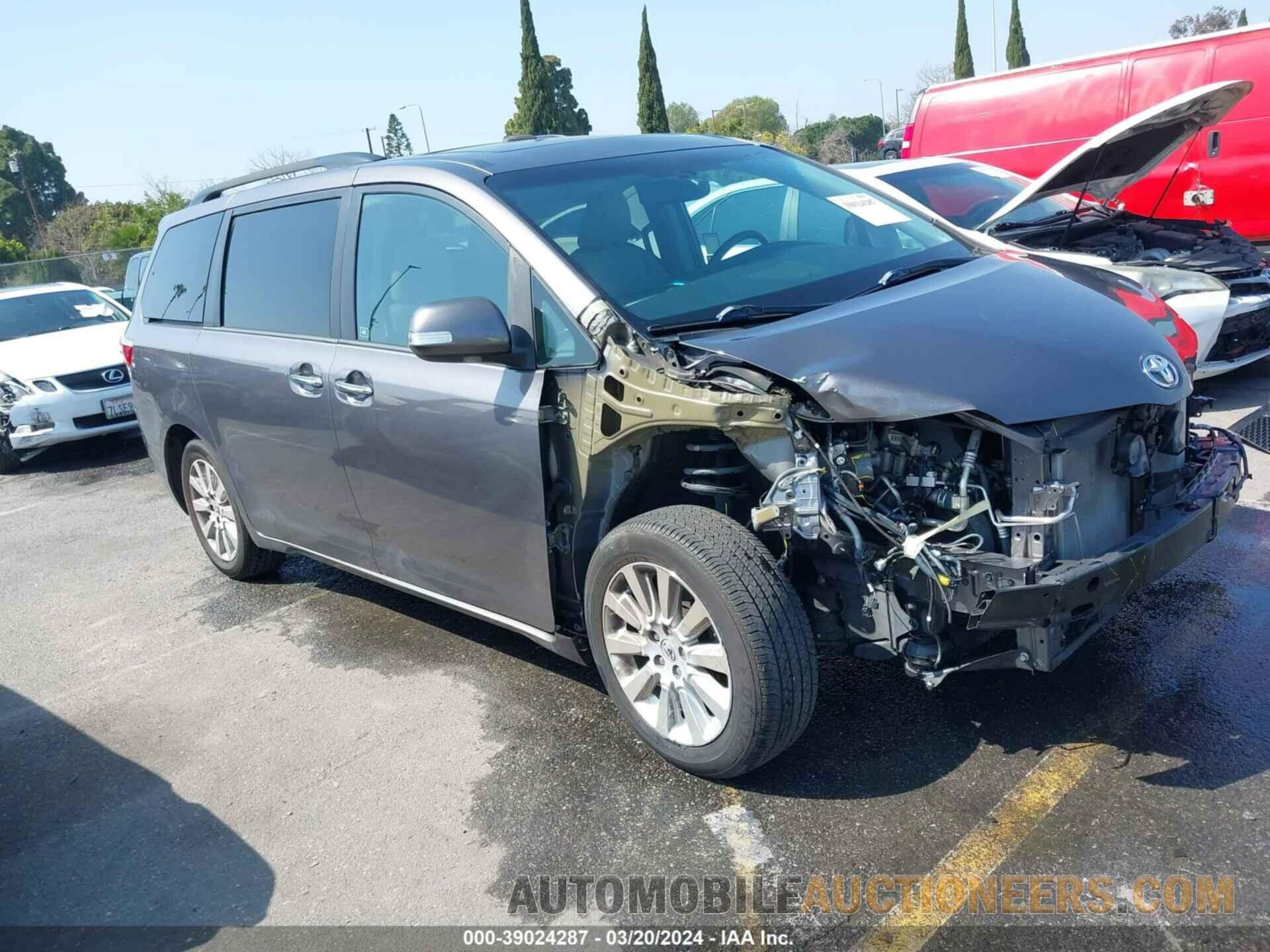 5TDYK3DC3GS736280 TOYOTA SIENNA 2016