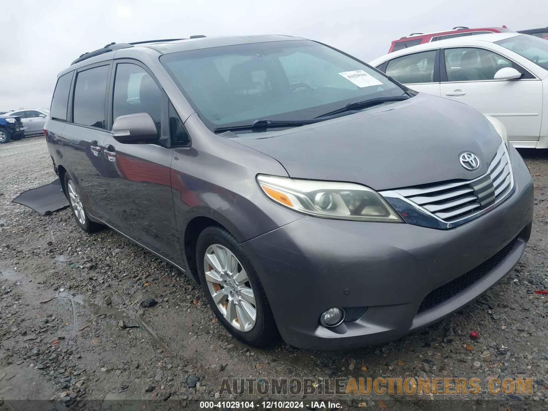 5TDYK3DC4FS542159 TOYOTA SIENNA 2015