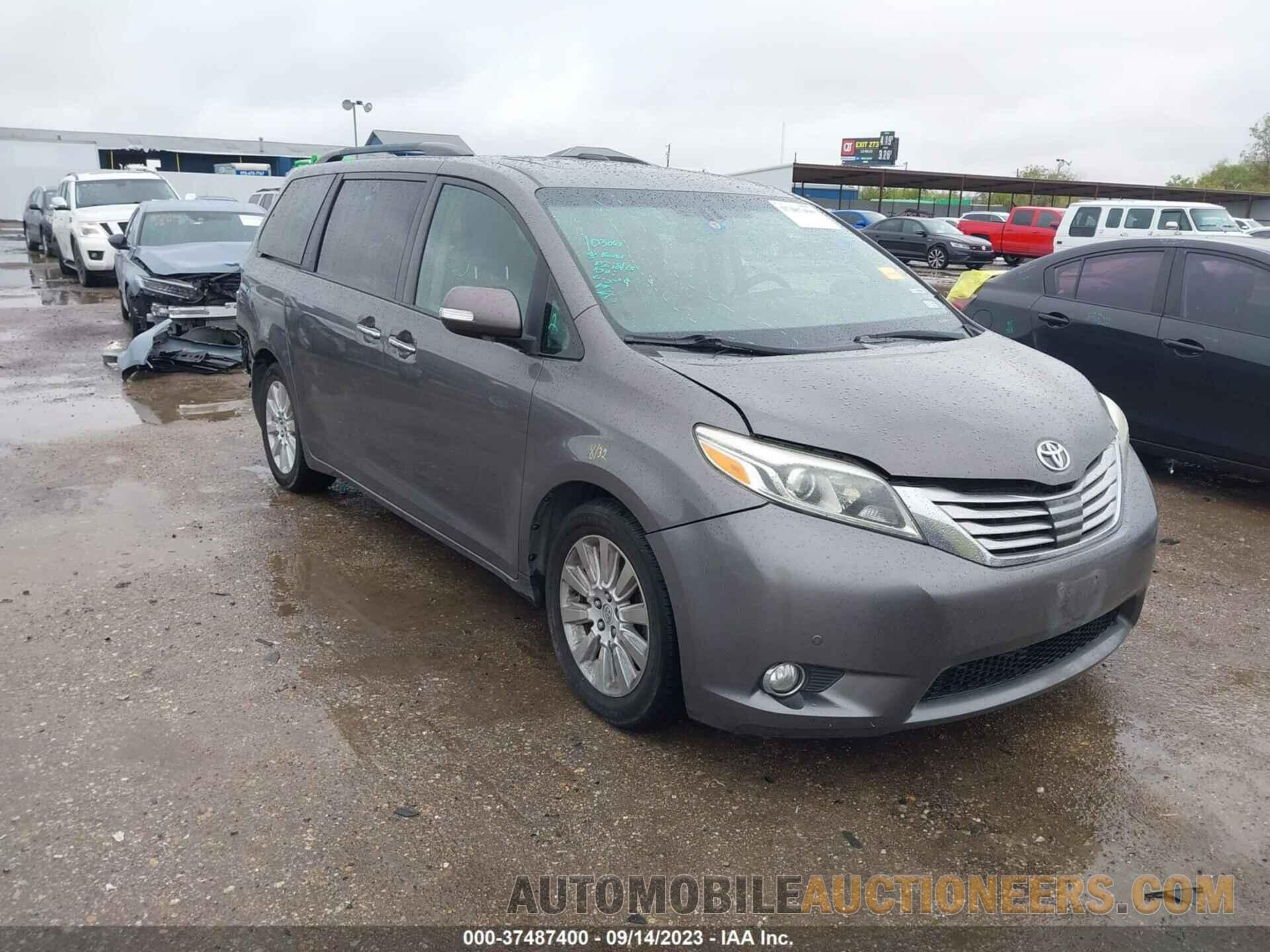 5TDYK3DC4FS605129 TOYOTA SIENNA 2015