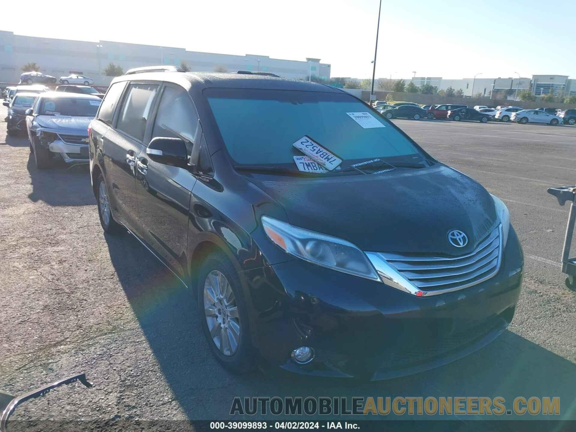 5TDYK3DC4FS622996 TOYOTA SIENNA 2015