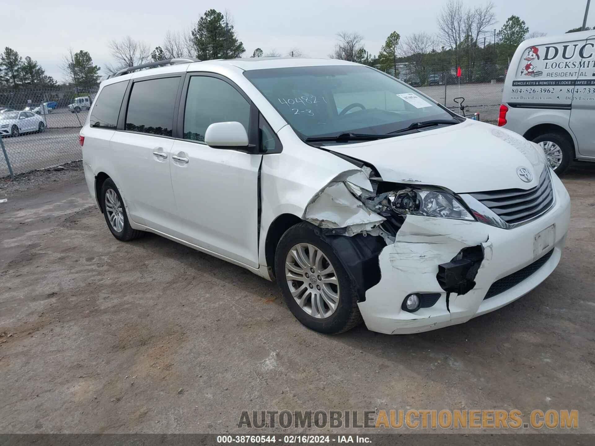 5TDYK3DC4FS657893 TOYOTA SIENNA 2015