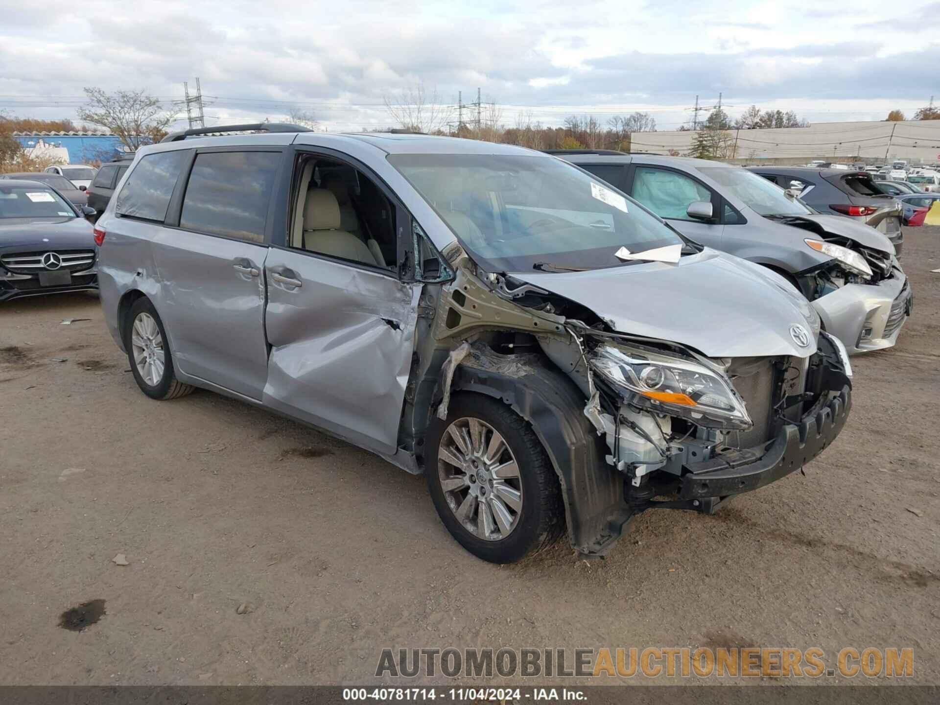 5TDYK3DC4FS658543 TOYOTA SIENNA 2015