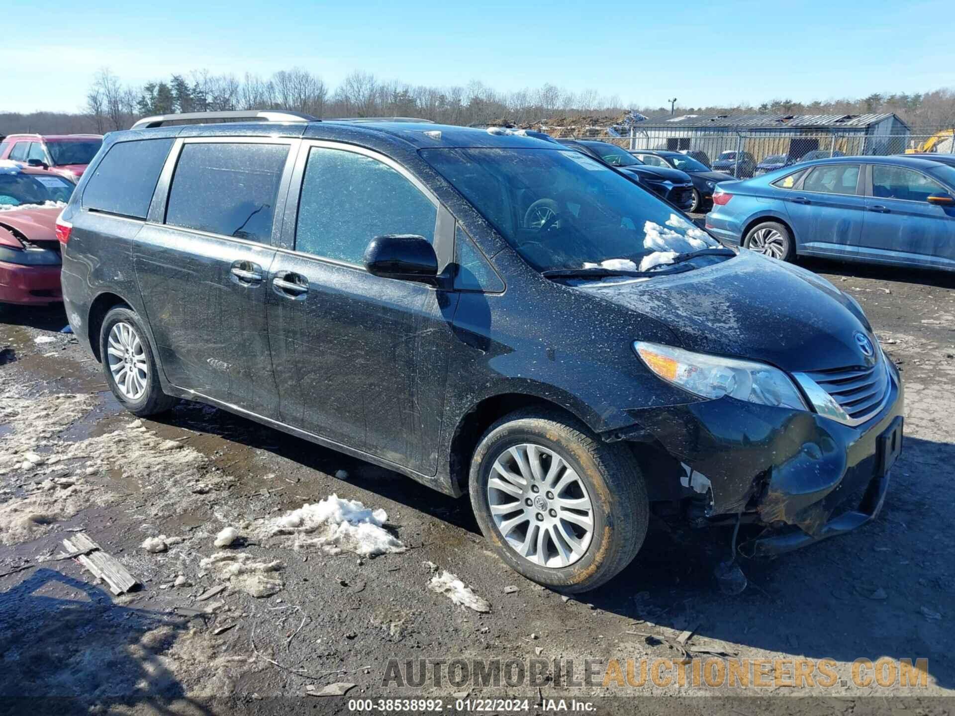 5TDYK3DC4GS709332 TOYOTA SIENNA 2016