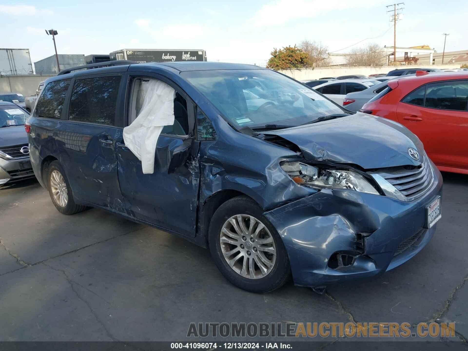 5TDYK3DC4GS722405 TOYOTA SIENNA 2016