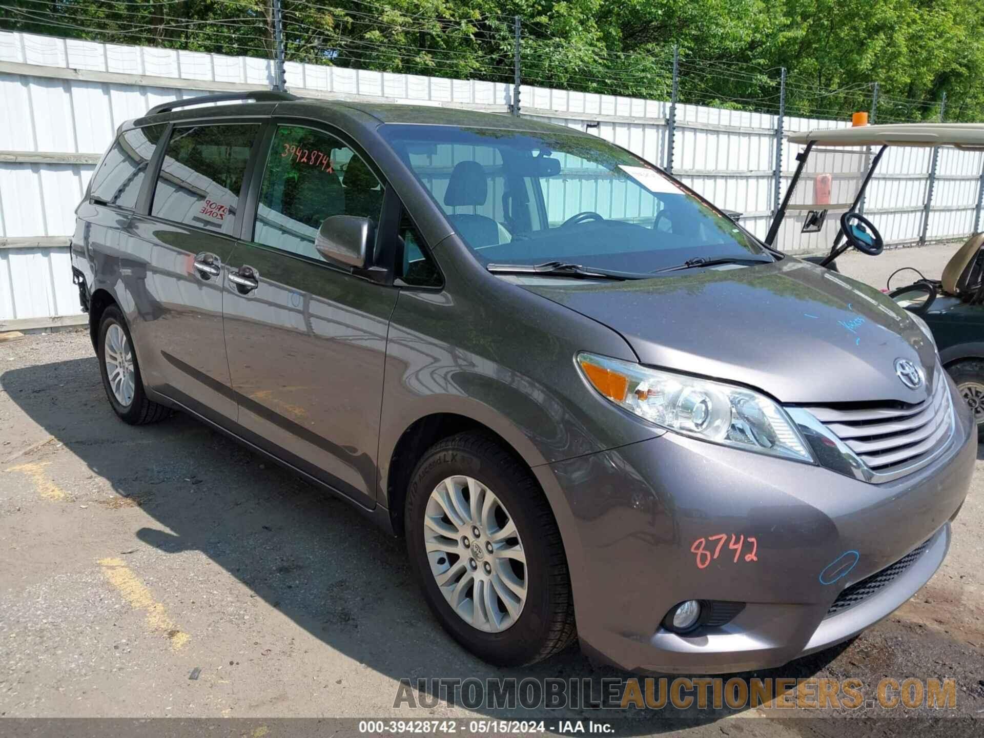 5TDYK3DC5FS543403 TOYOTA SIENNA 2015