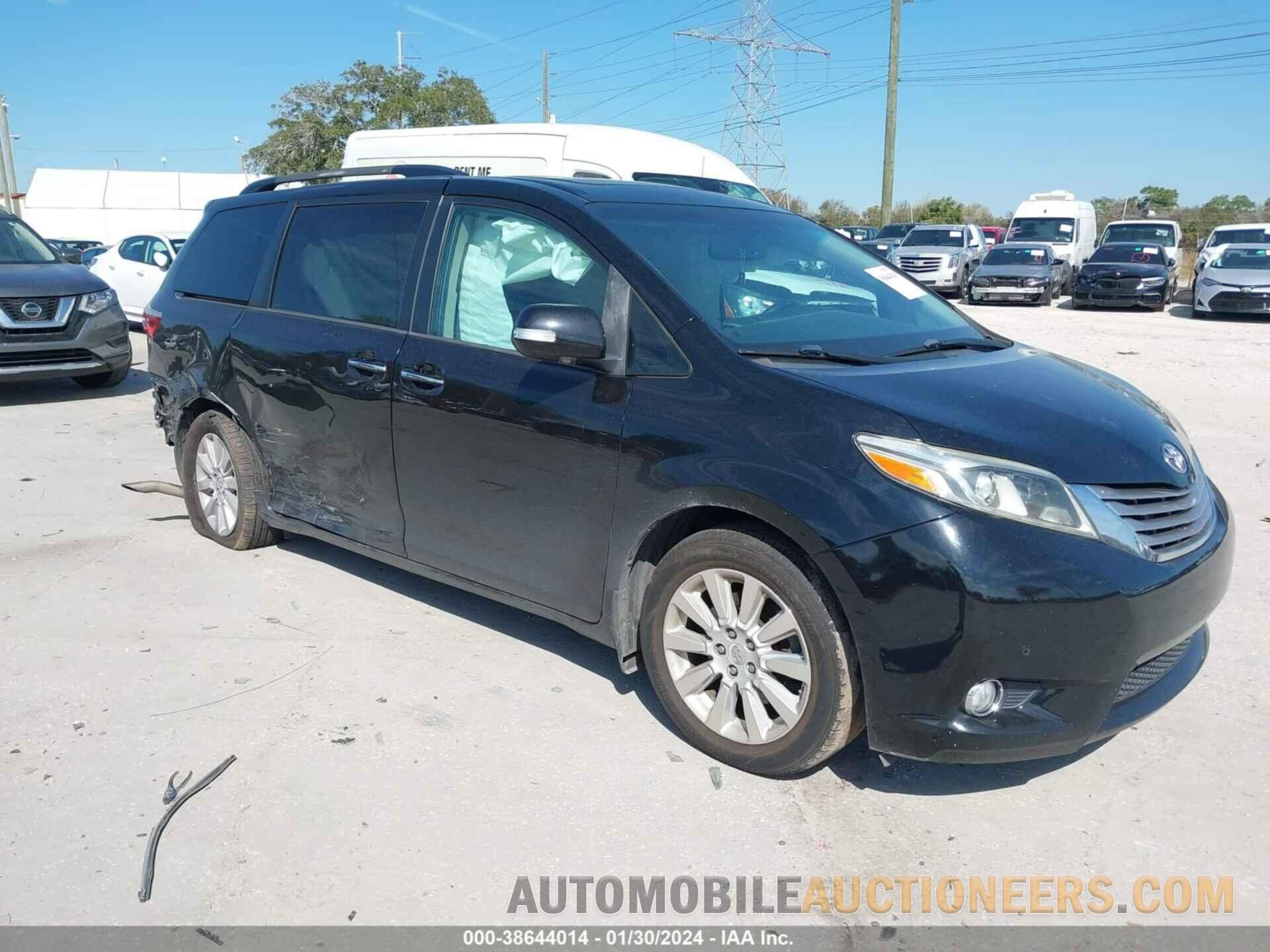 5TDYK3DC5FS575588 TOYOTA SIENNA 2015