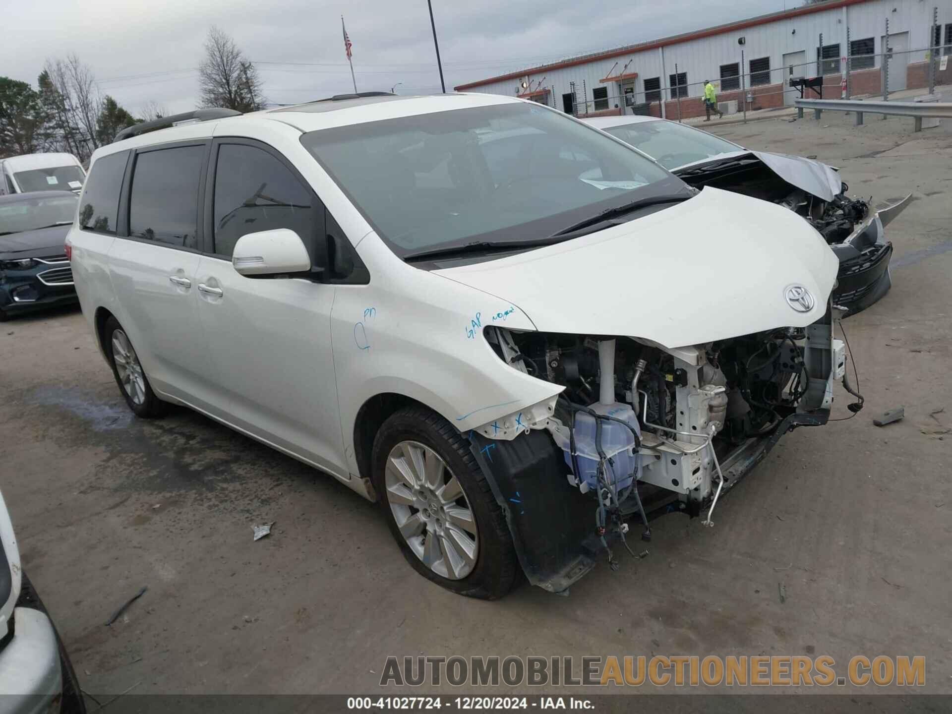 5TDYK3DC5FS624434 TOYOTA SIENNA 2015