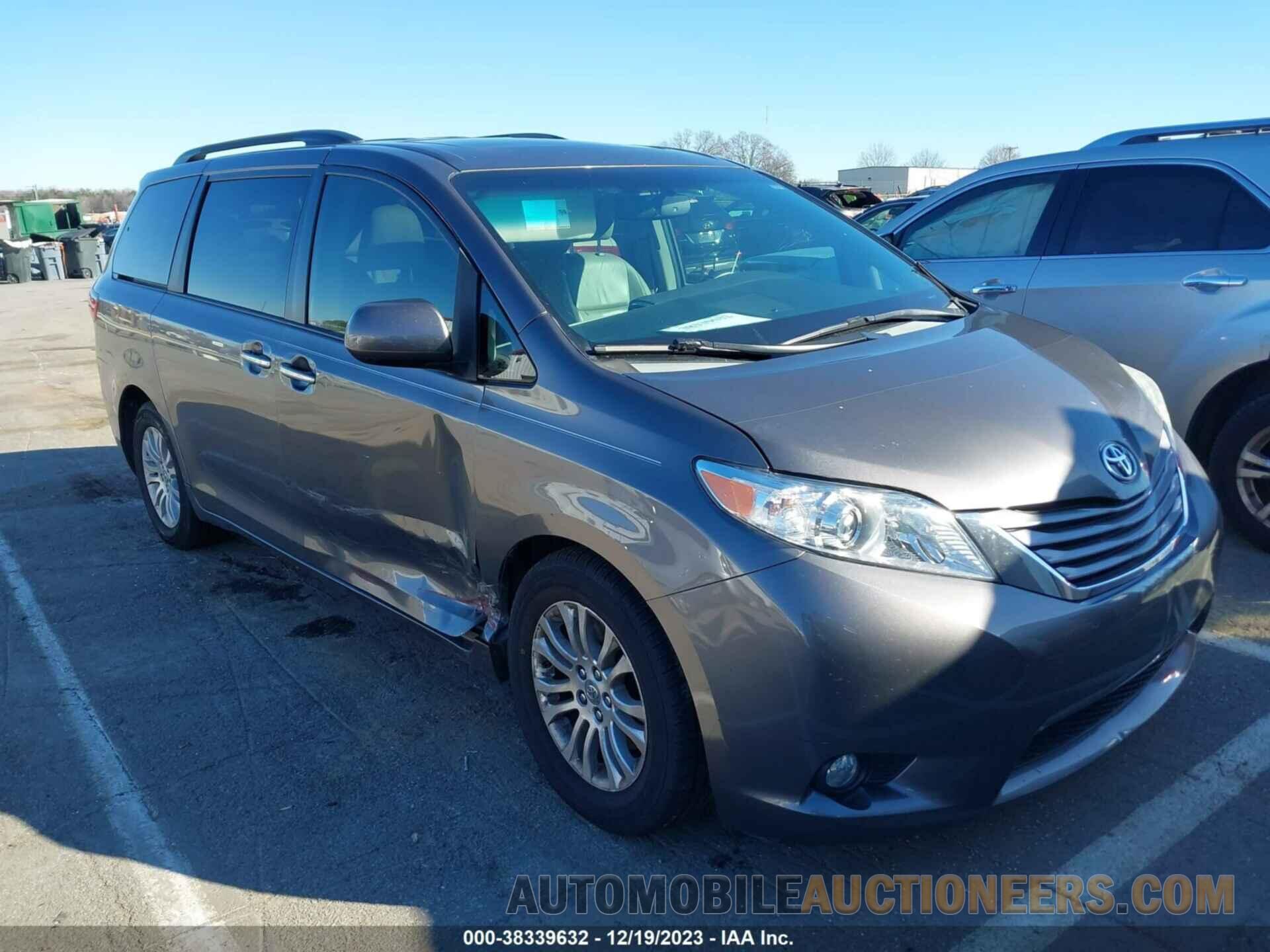 5TDYK3DC5FS624837 TOYOTA SIENNA 2015